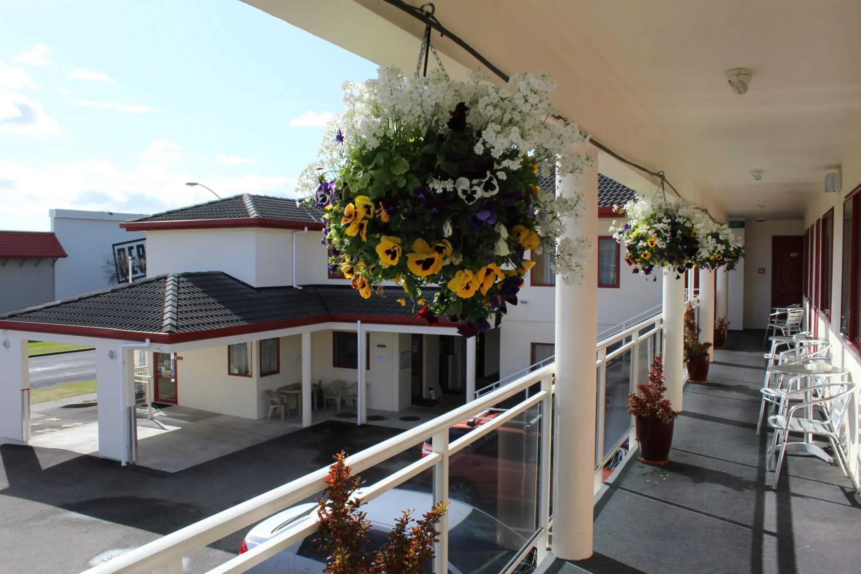 Balcony/Terrace in BK's Rotorua Motor Lodge