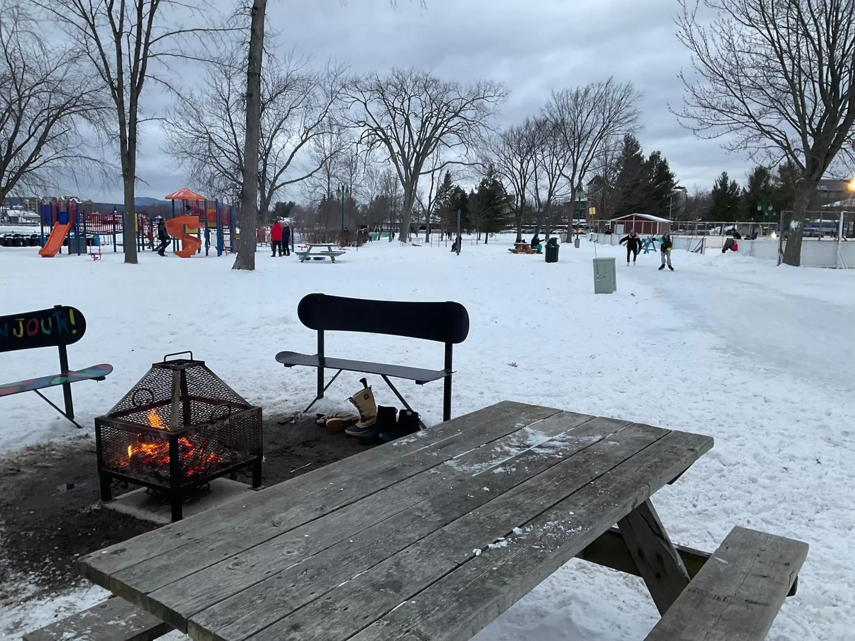 Winter in Magog Waterfront Studio 106