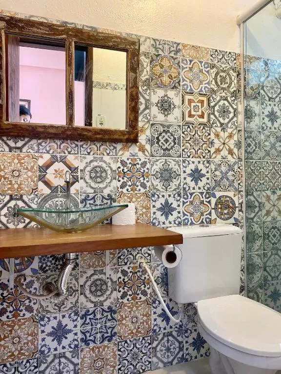 Bathroom in Pousada Porto Búzios