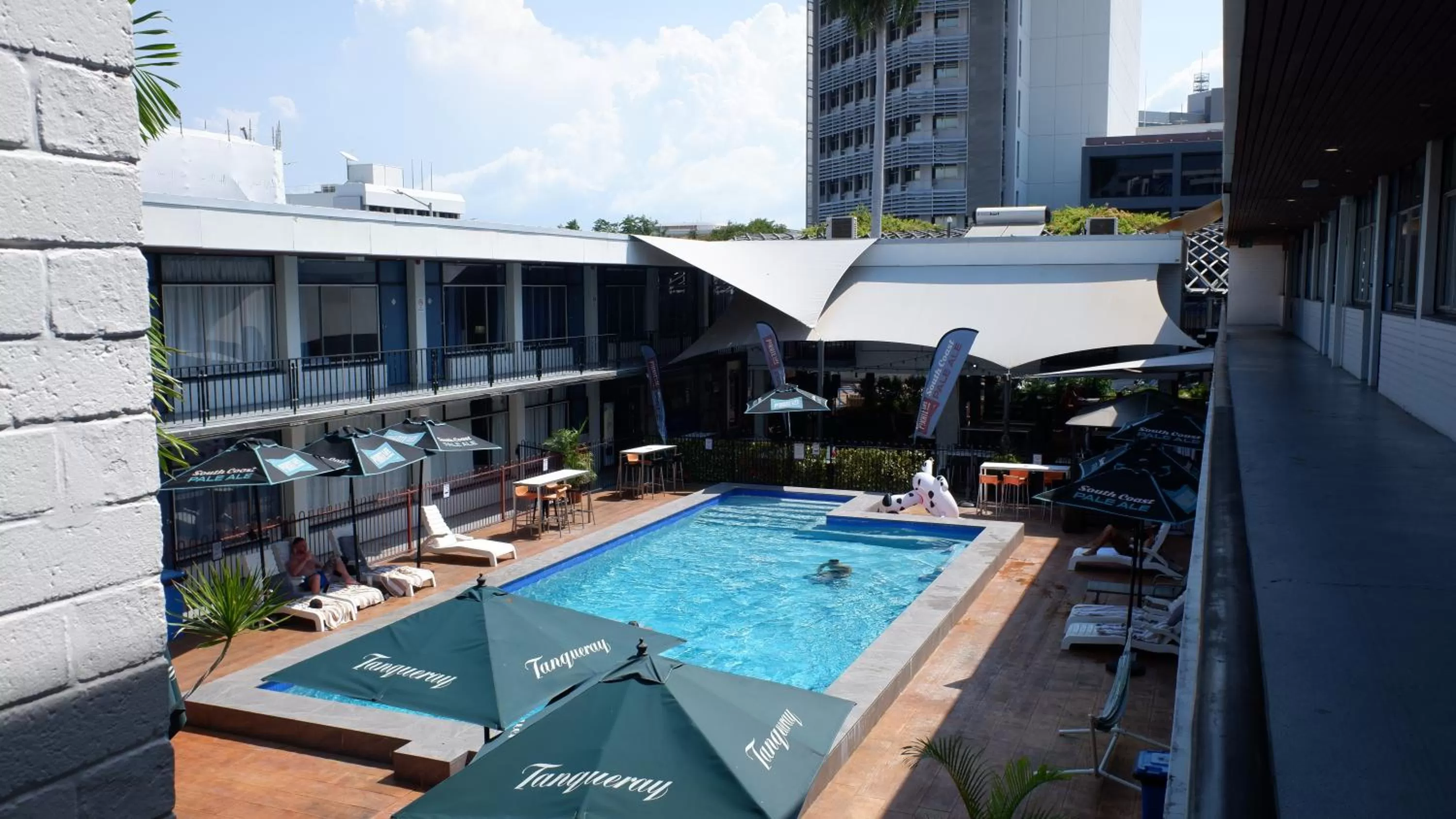 Pool view in The Cavenagh