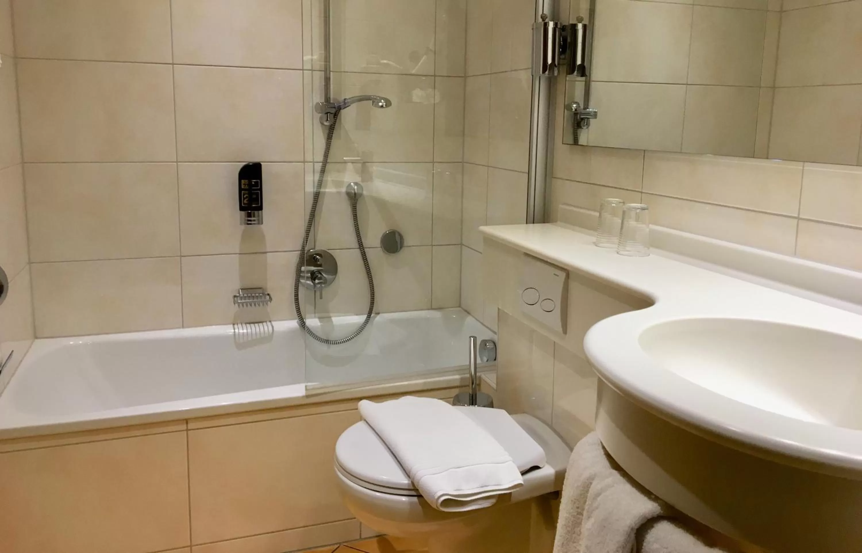 Toilet in Hotel Engel