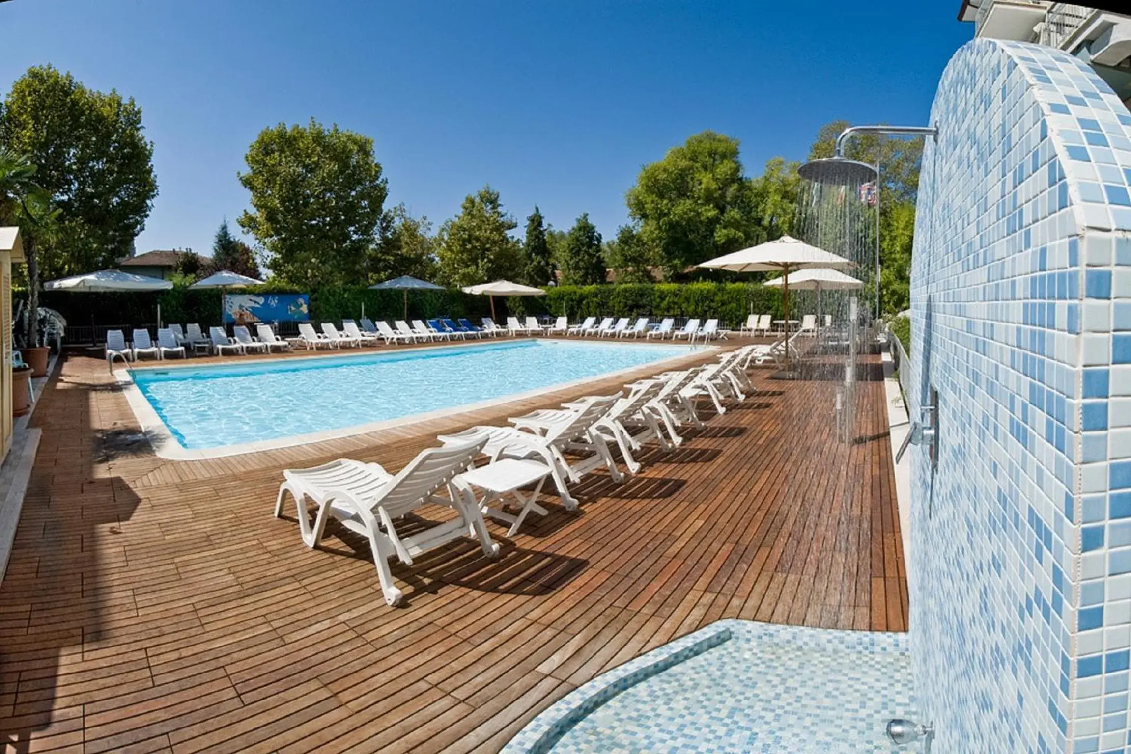 Pool view, Swimming Pool in Hotel St. Moritz