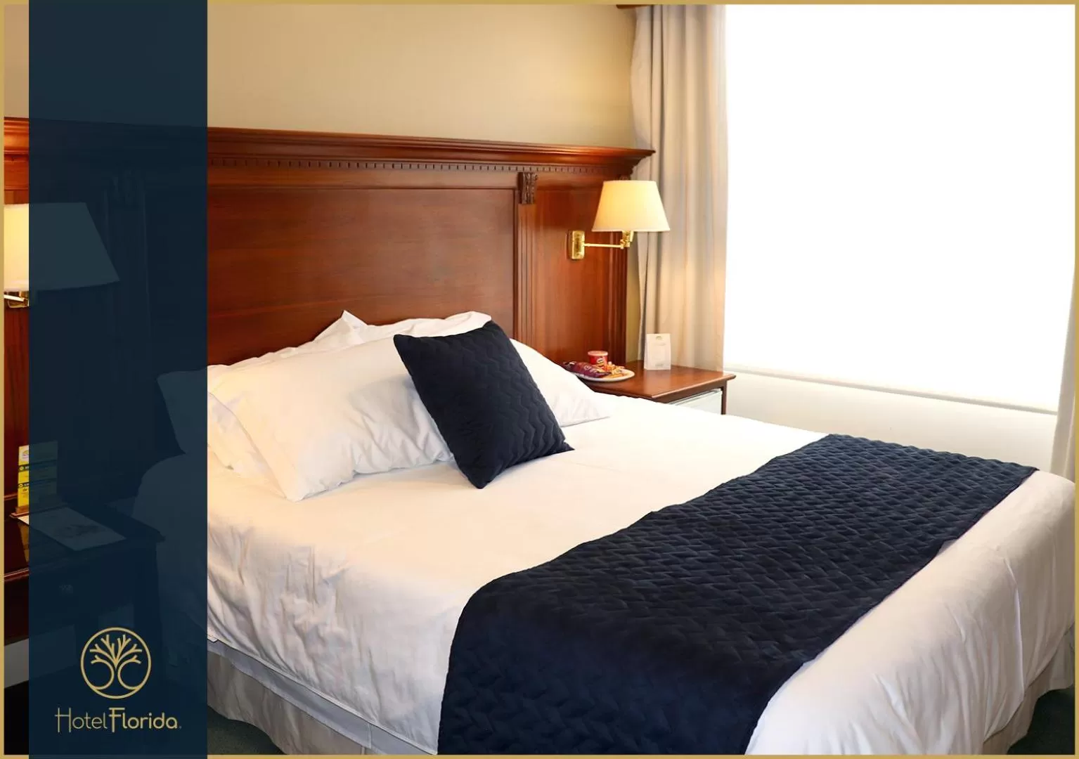 Bed in Hotel Florida