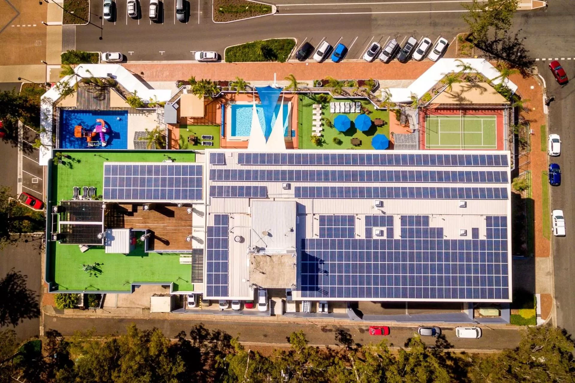 Bird's eye view in Port Pacific Resort