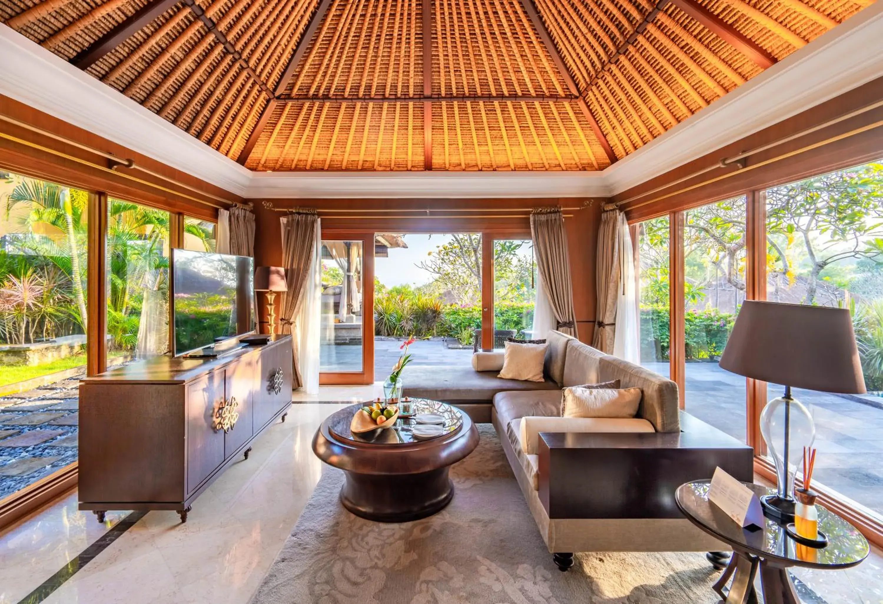 Living room in AYANA Villas Bali