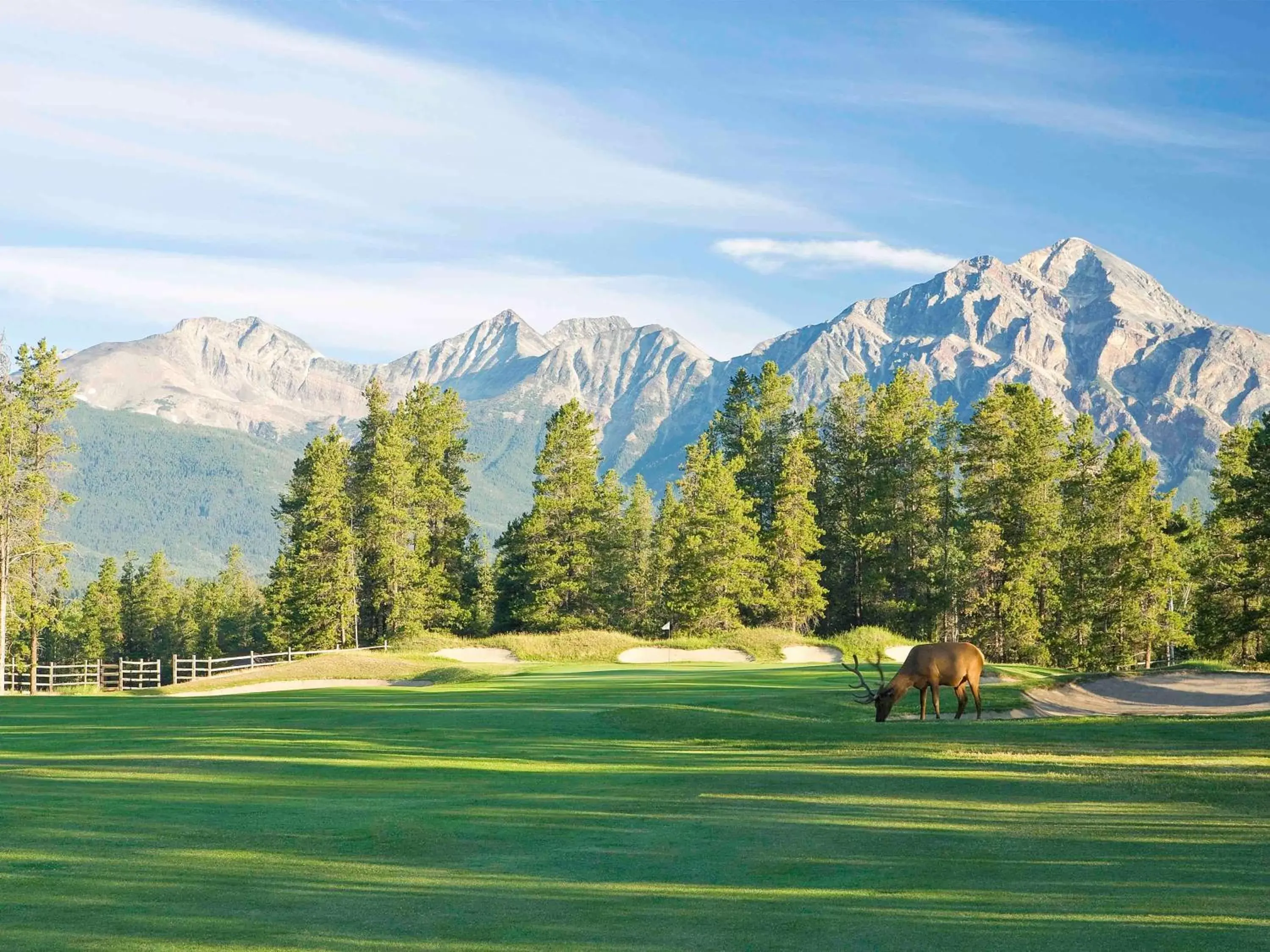 Property building in Fairmont Jasper Park Lodge