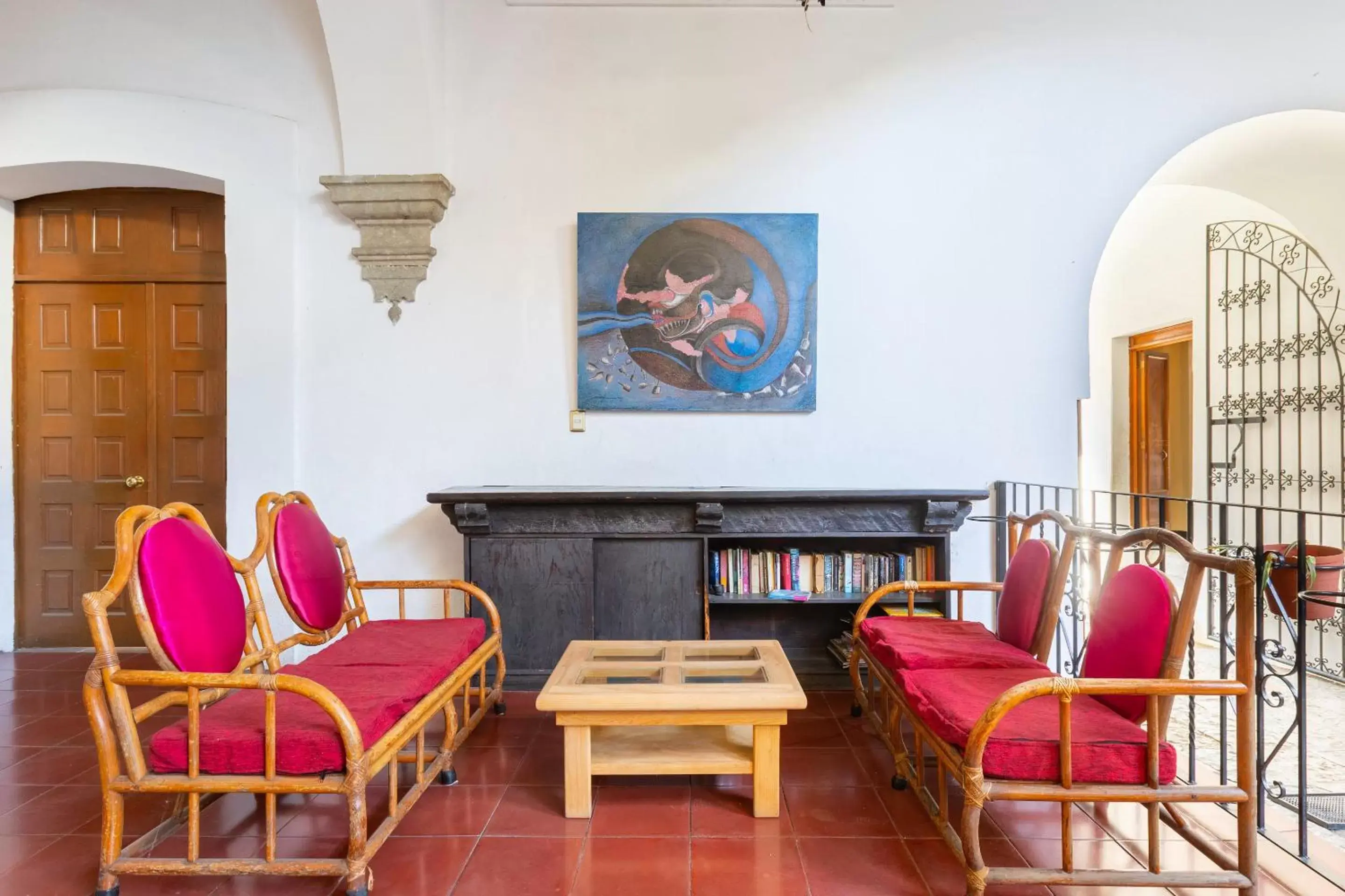 Lounge or bar, Seating Area in Capital O Posada La Casa De La Tia, Oaxaca