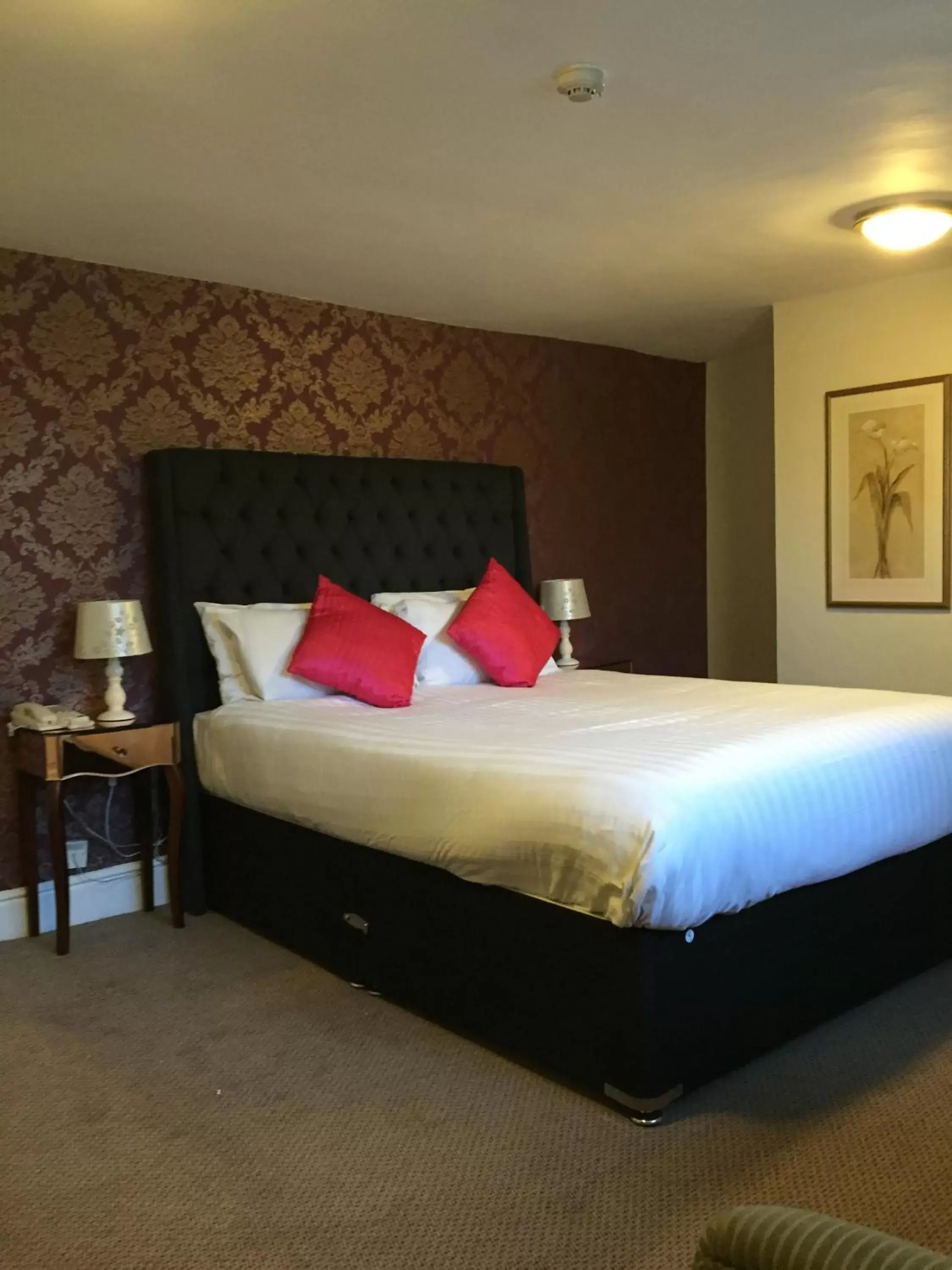 Bed in Risley Hall Hotel