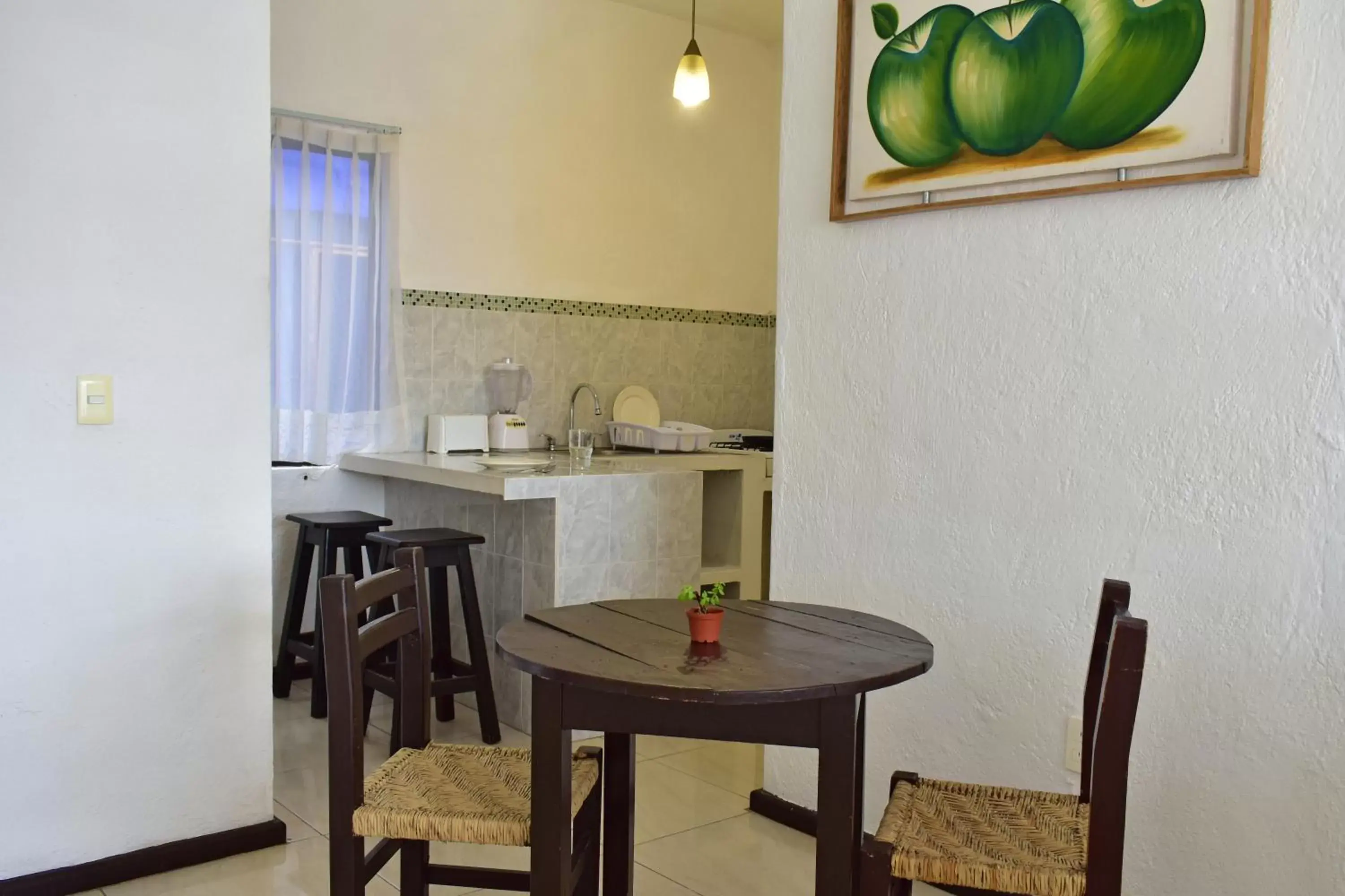 Dining area in Hotel Blue Home Vallarta