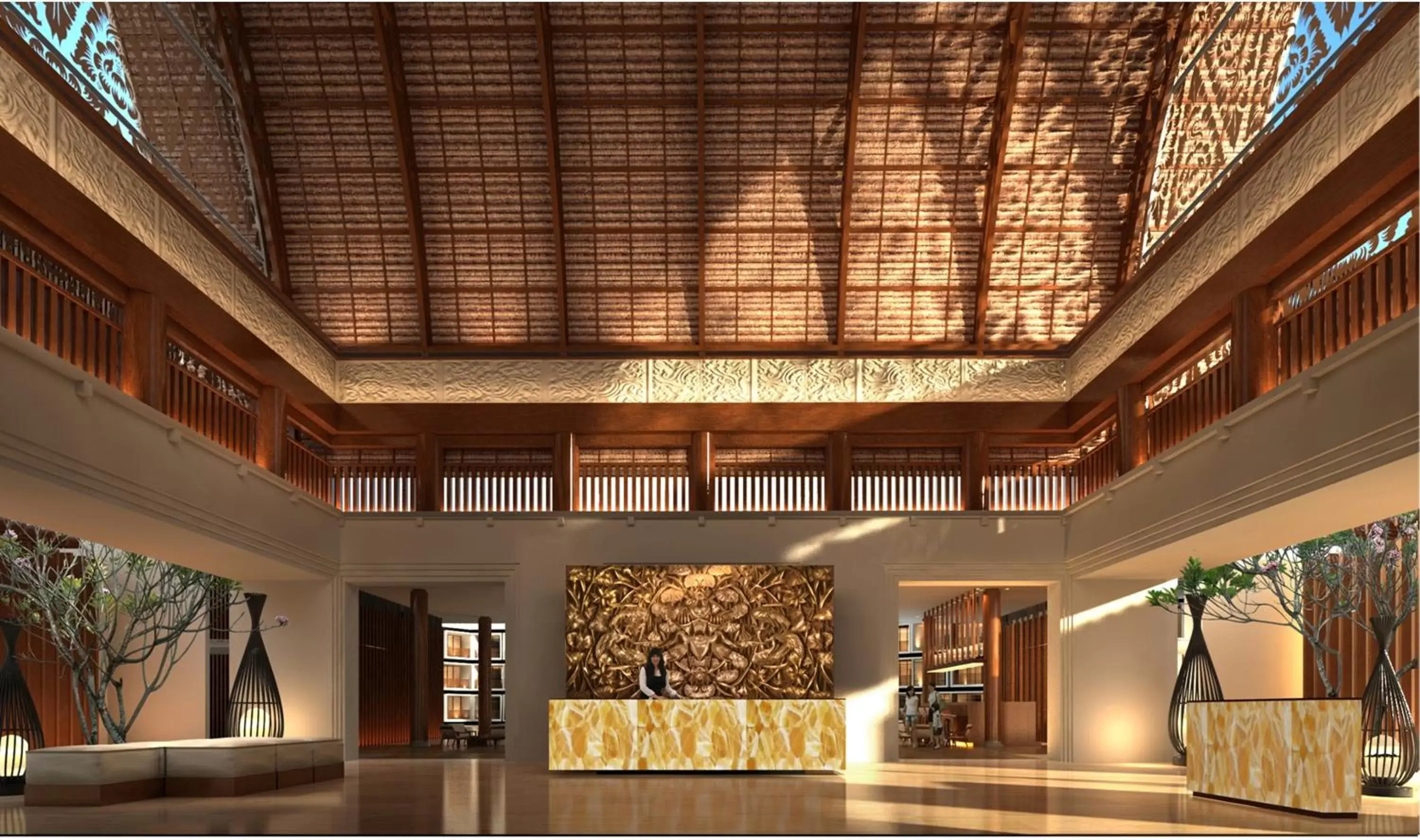 Lobby or reception, Lobby/Reception in Golden Tulip Jineng Resort Bali