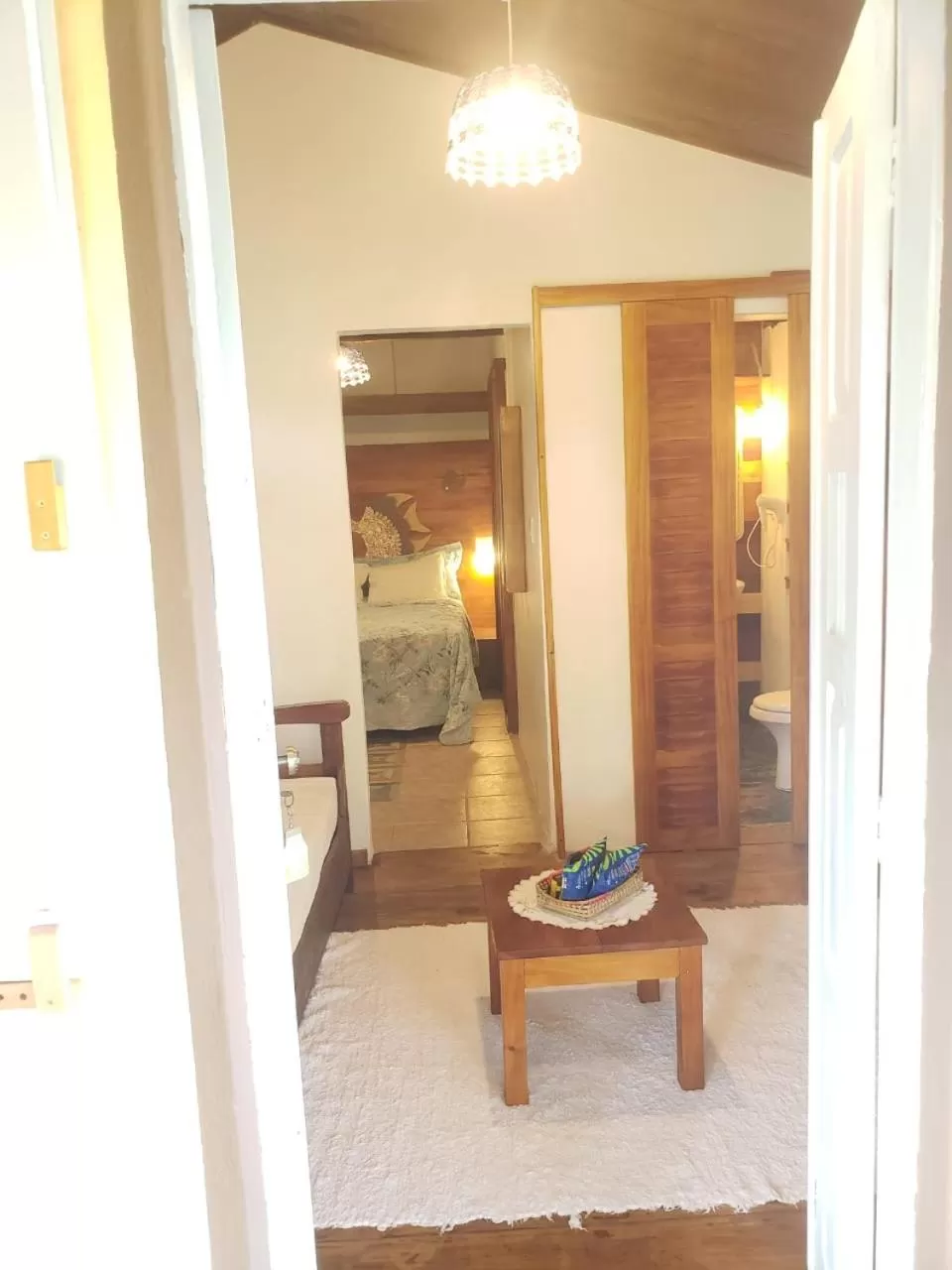 Bed in Pousada dos Hibiscus