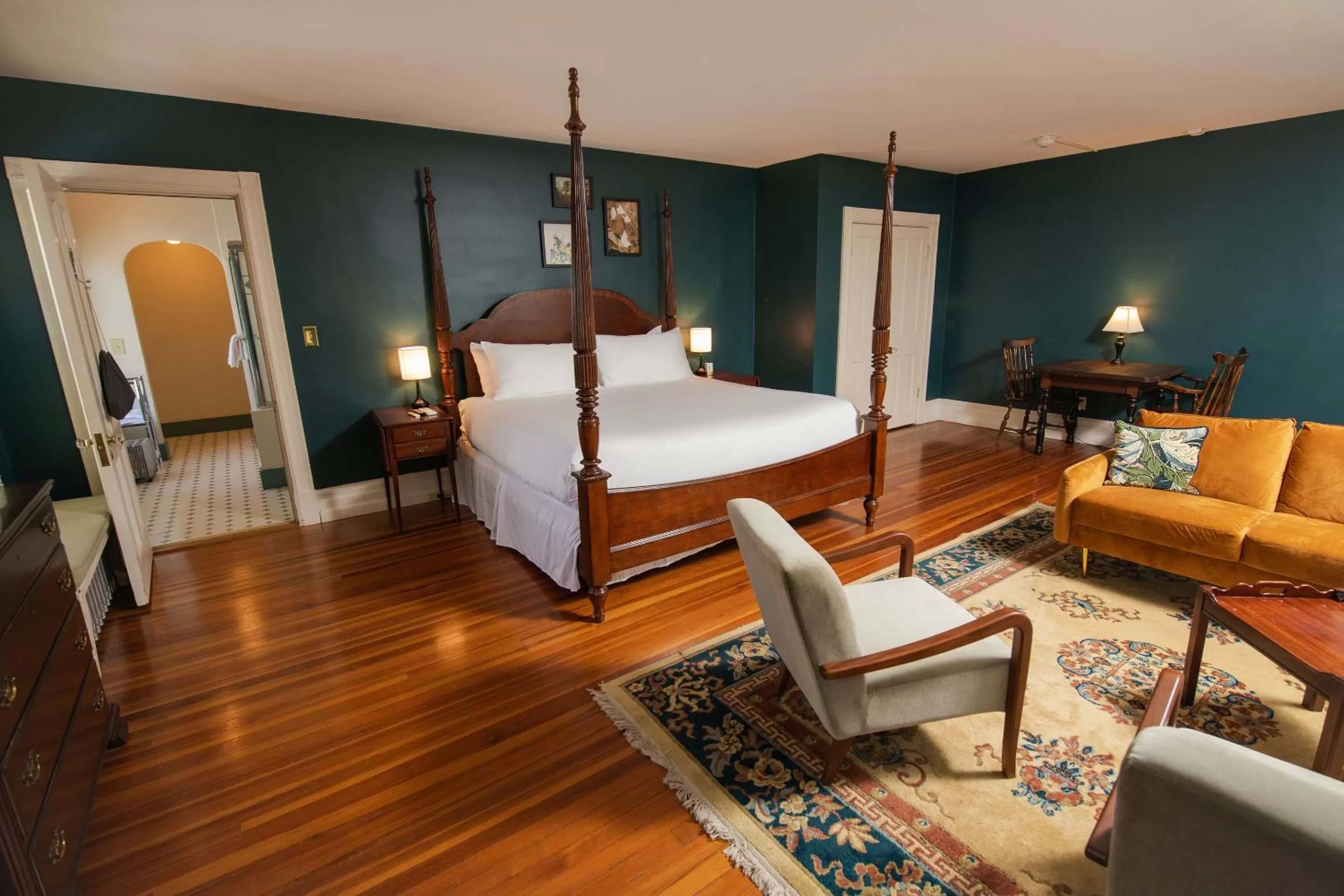 Bedroom, Bed in The Dewey by The Lenox Collection