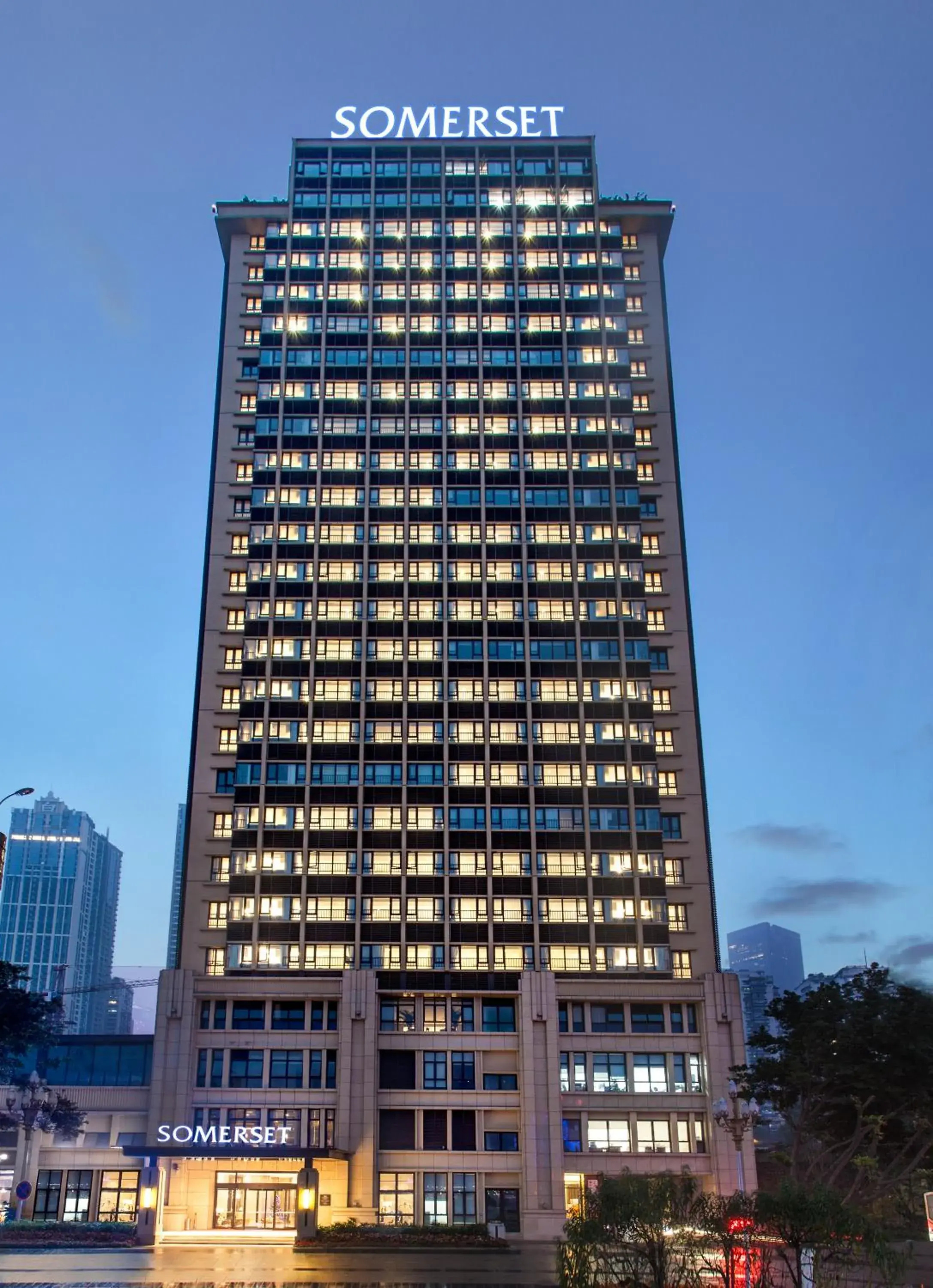 Facade/entrance, Property Building in Somerset Yangtze River Chongqing