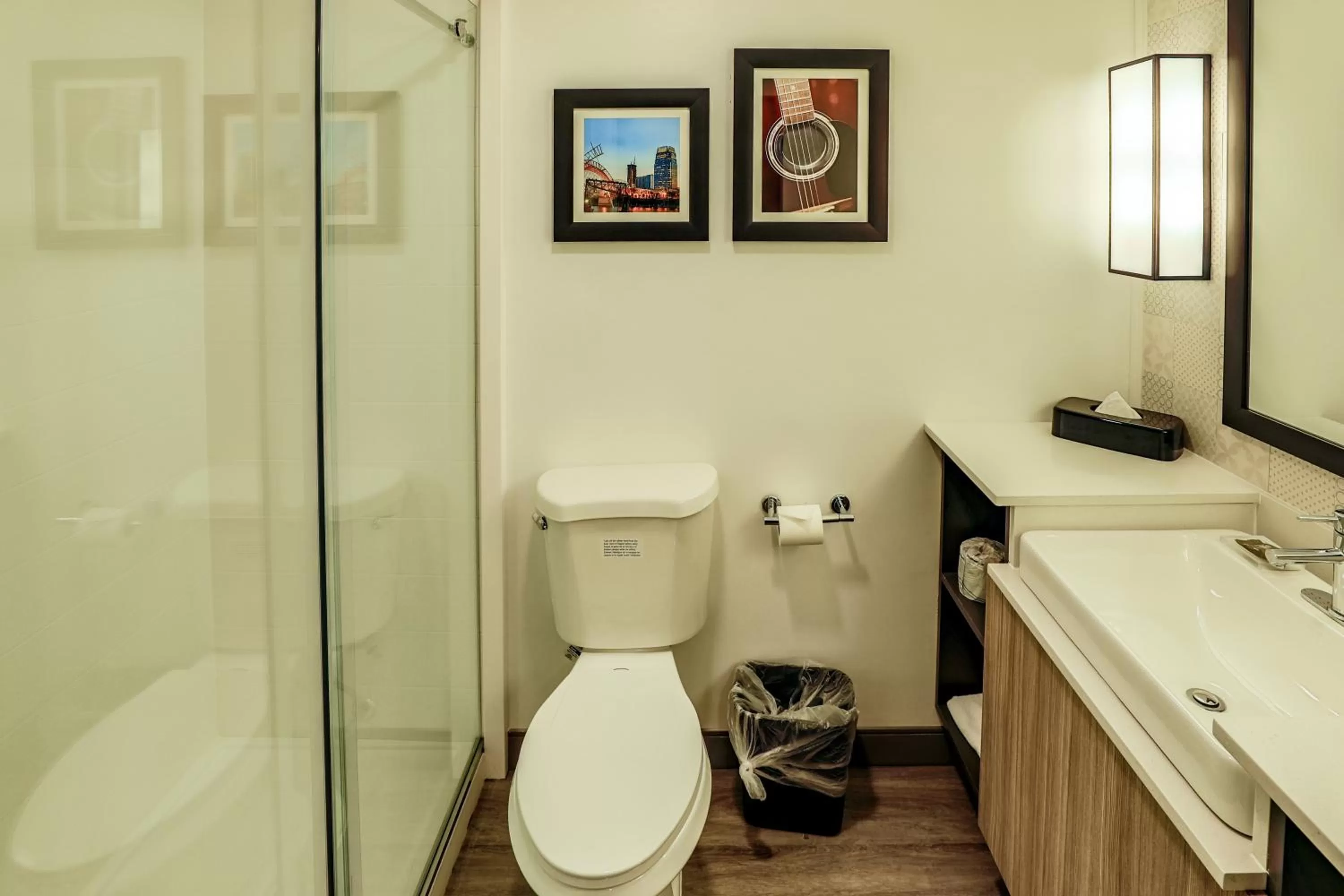 Shower in Country Inn & Suites by Radisson Nashville Airport TN