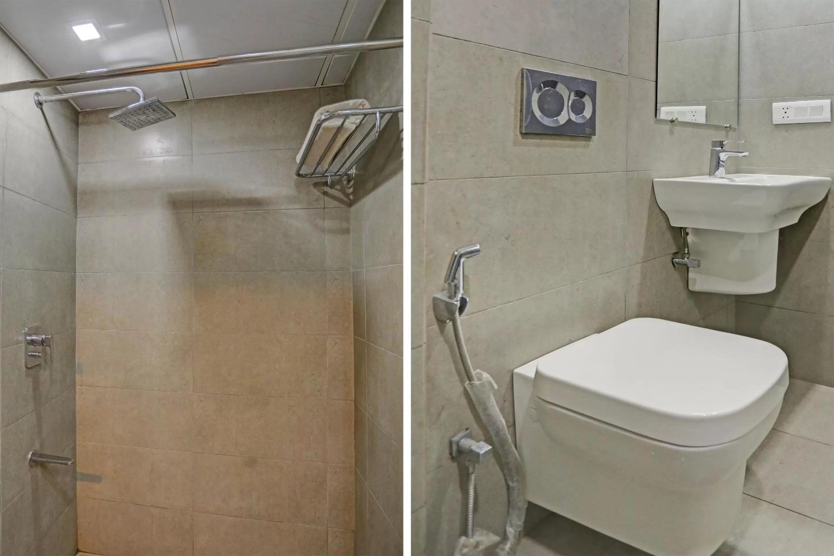 Bathroom in Hotel Royal Saffron By F9 Hotels