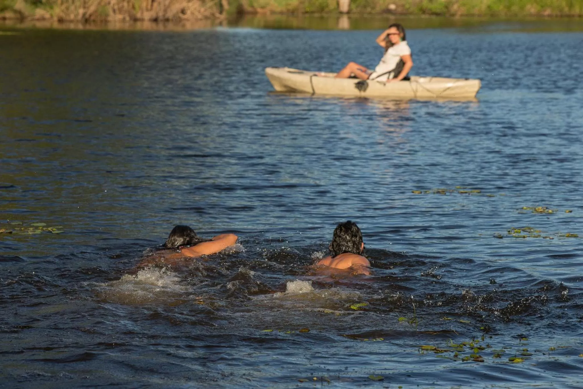 Canoeing in Hotel Chácara das Flores