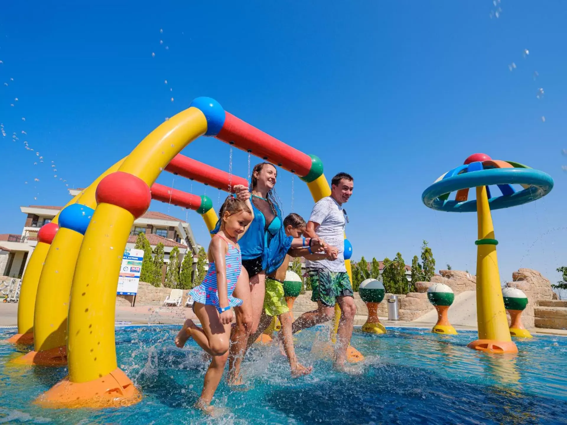 Property building, Children in Rixos Water World Aktau