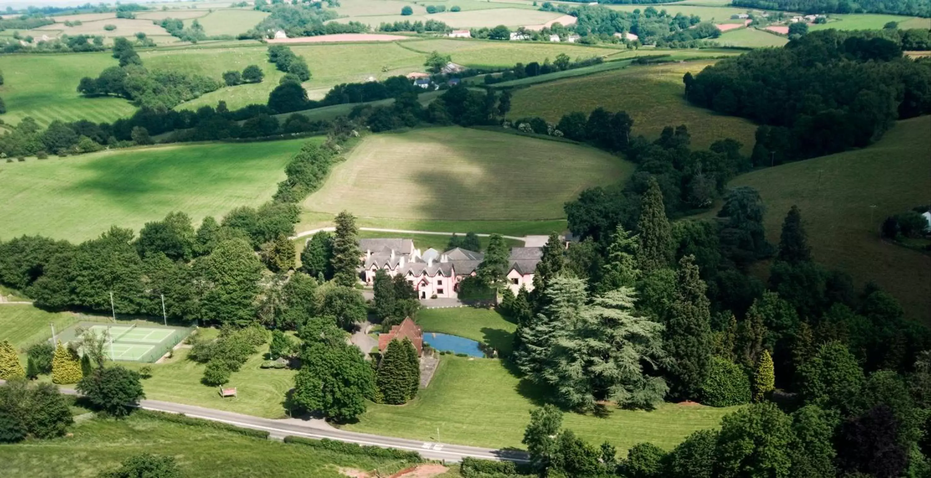 Bird's eye view, Bird's-eye View in Cwrt Bleddyn Hotel & Spa