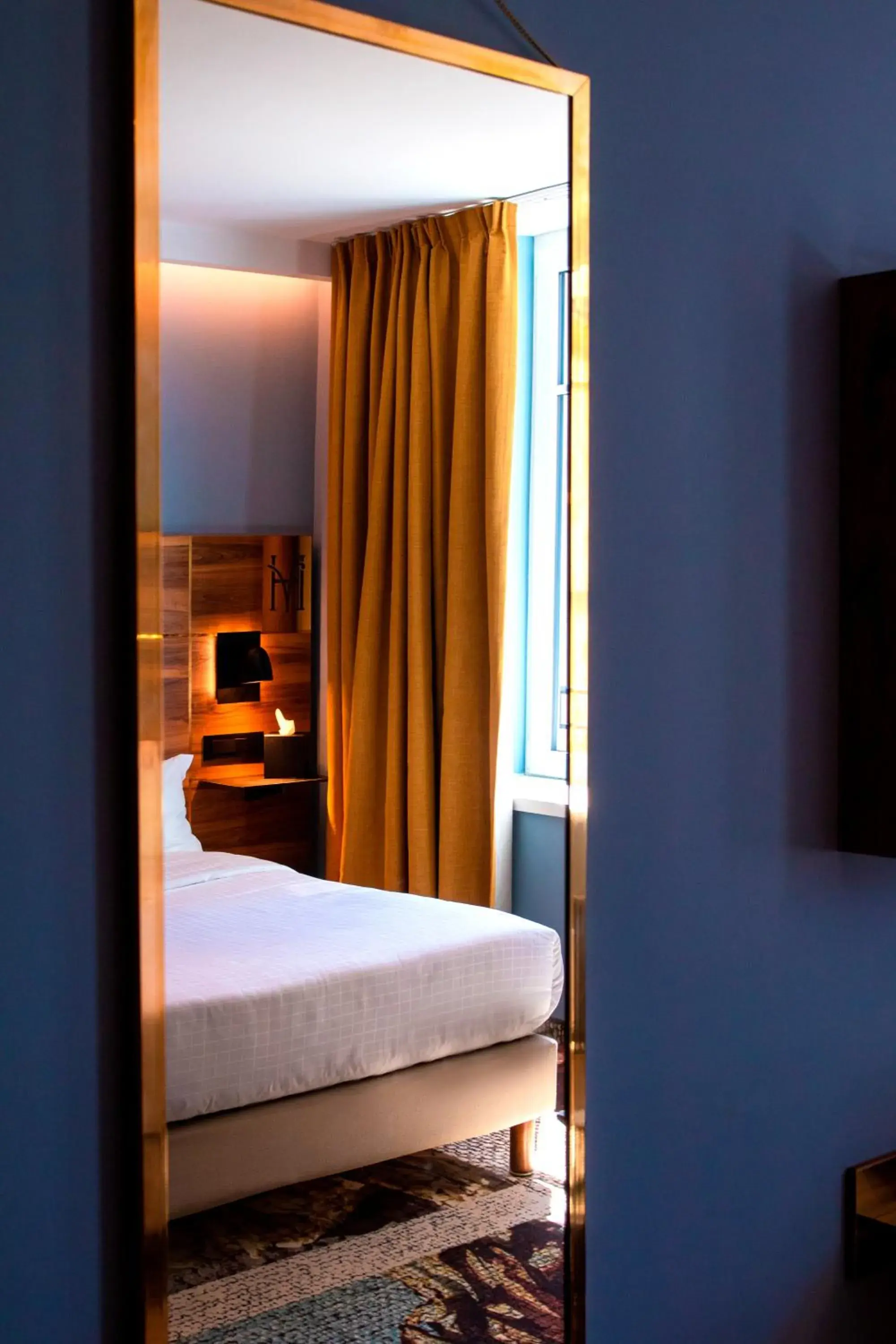 Decorative detail, Bed in Hotel des Vosges BW Premier Collection