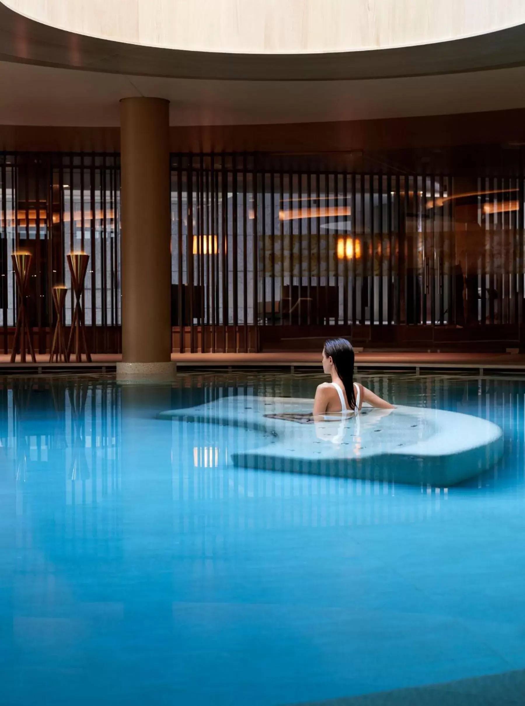 Hot Tub, Swimming Pool in Lefay Resort & SPA Dolomiti