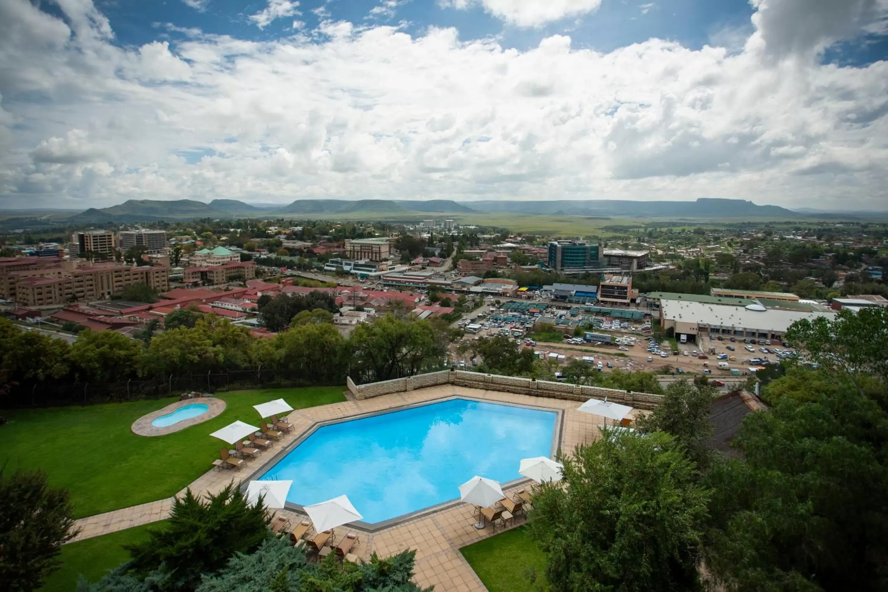 Swimming pool, Pool View in Avani Lesotho Hotel & Casino