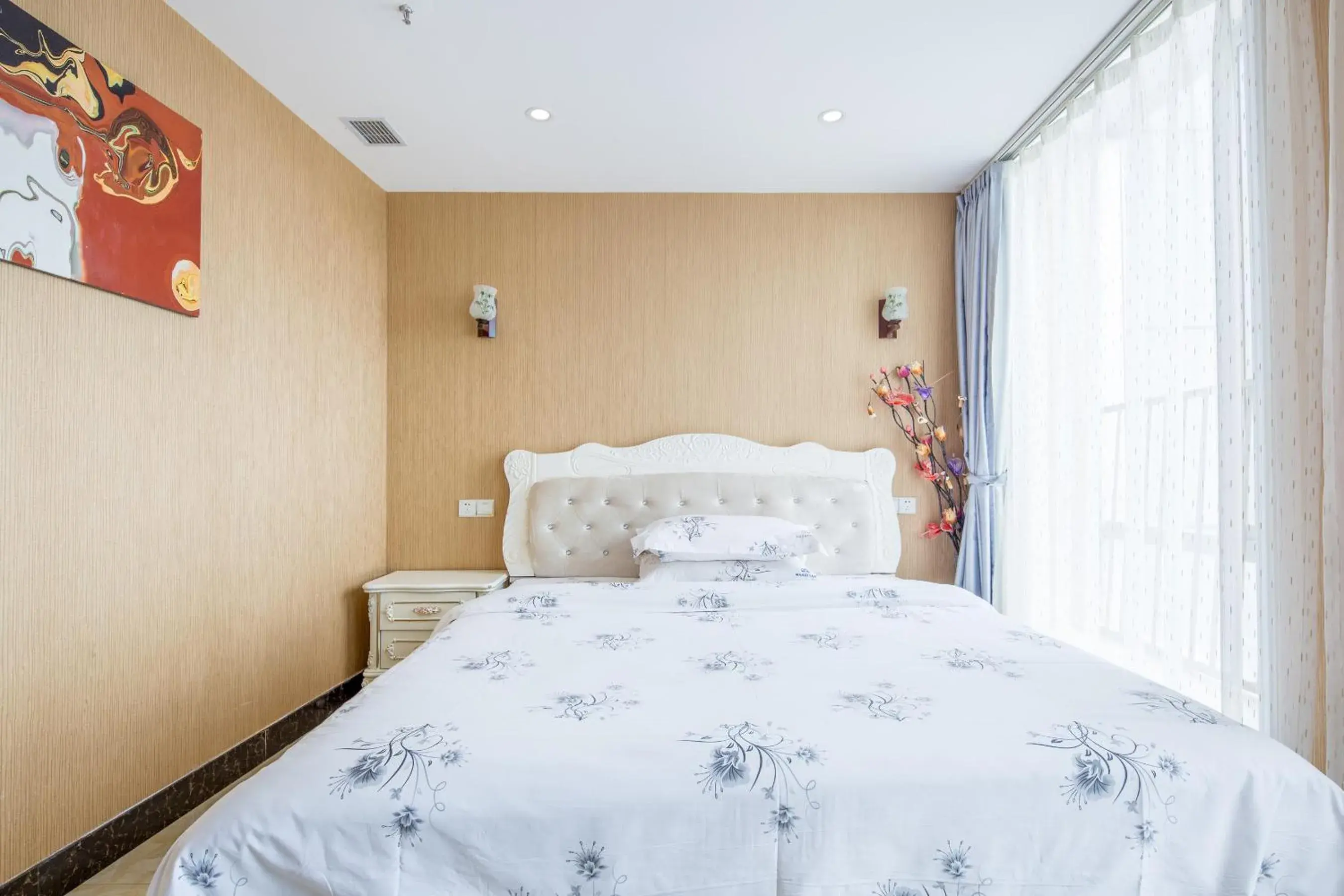 bunk bed, Bed in Guangzhou Manhattan International Apartment Zhengjia Branch