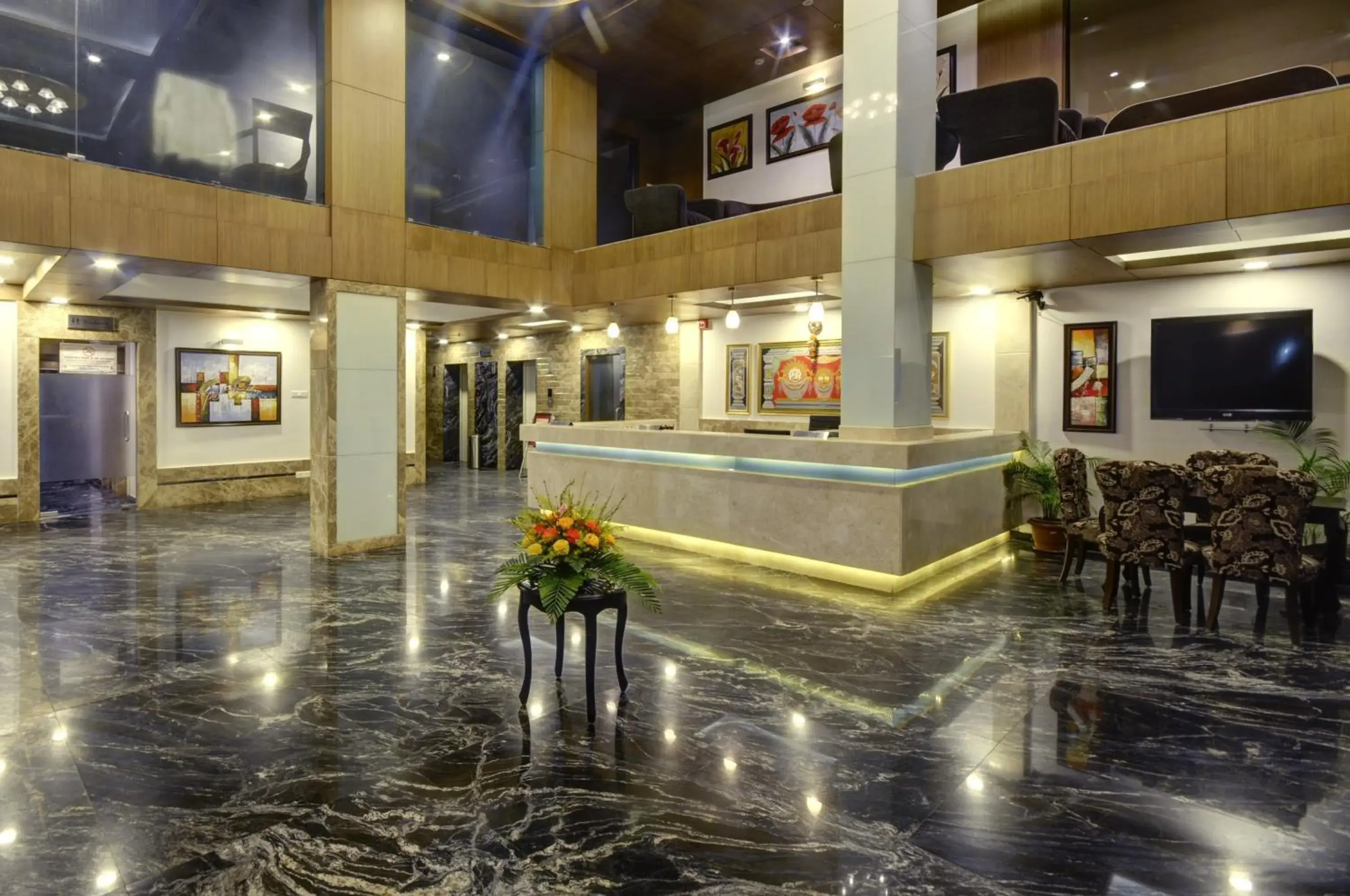 Lobby or reception in Pride Ananya Resort Puri