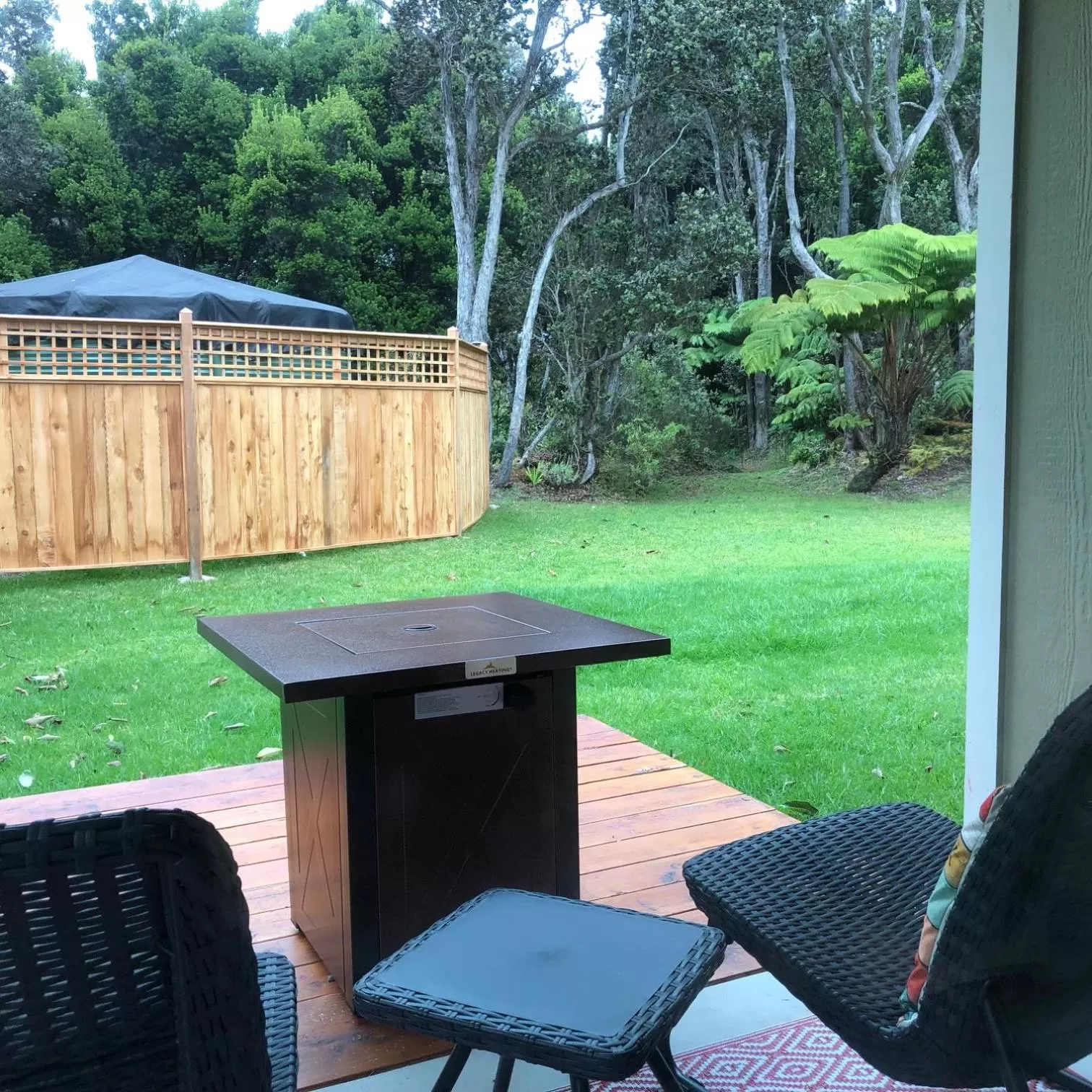 Patio in Kilauea House