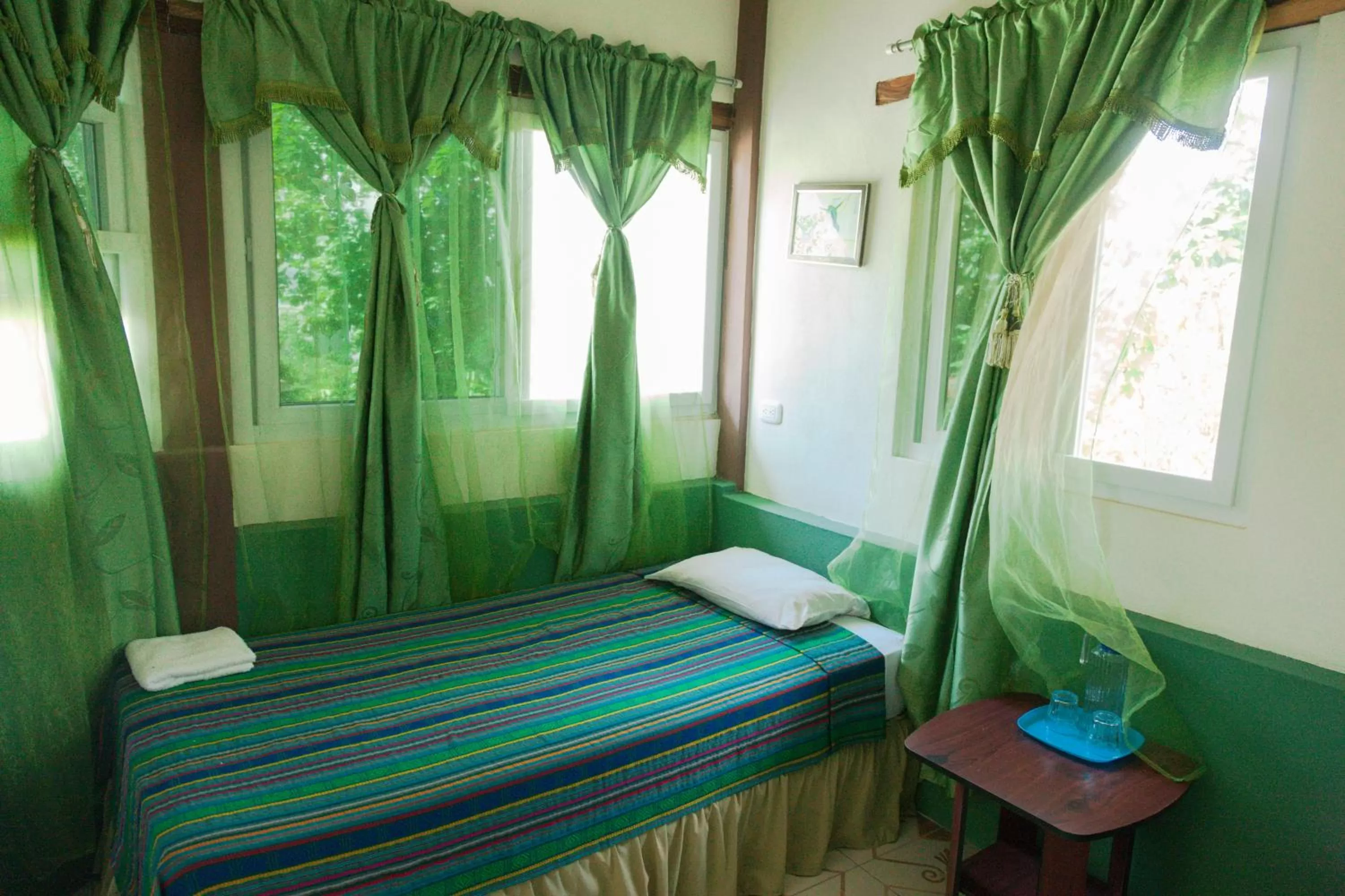 Bed in Zapote Tree Inn