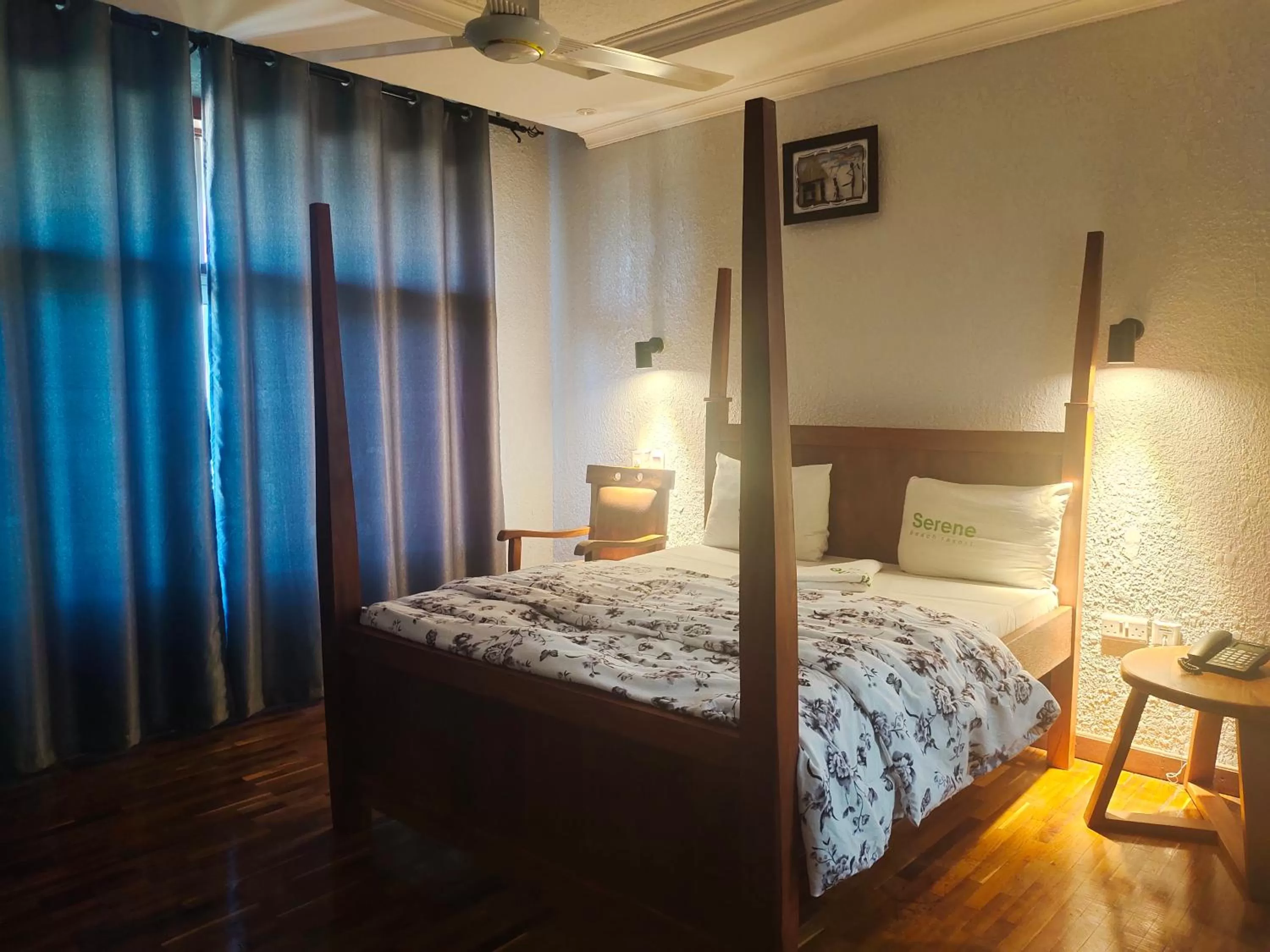 Bed in Serene Beach Resort