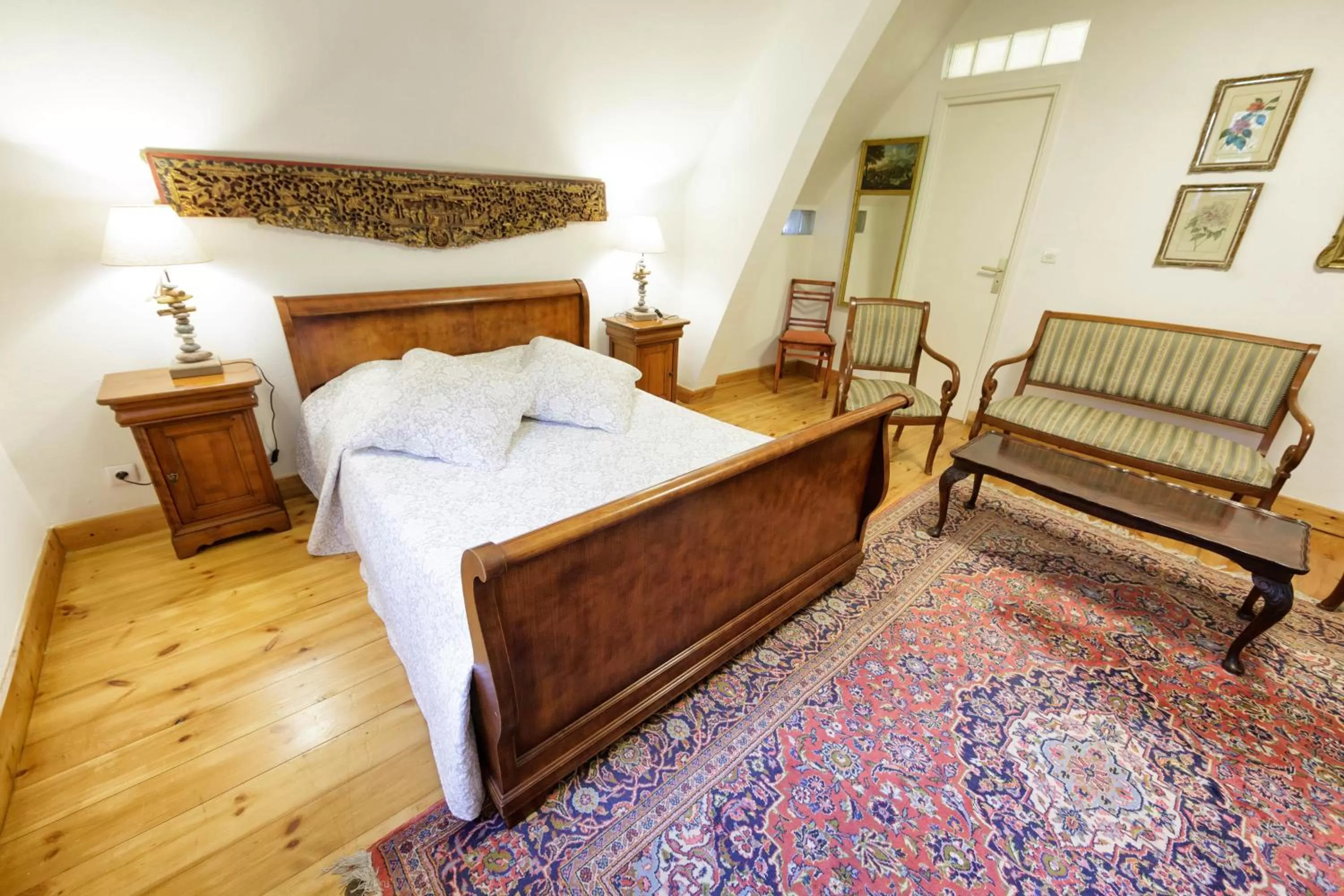 Bedroom, Bed in Château du Jard