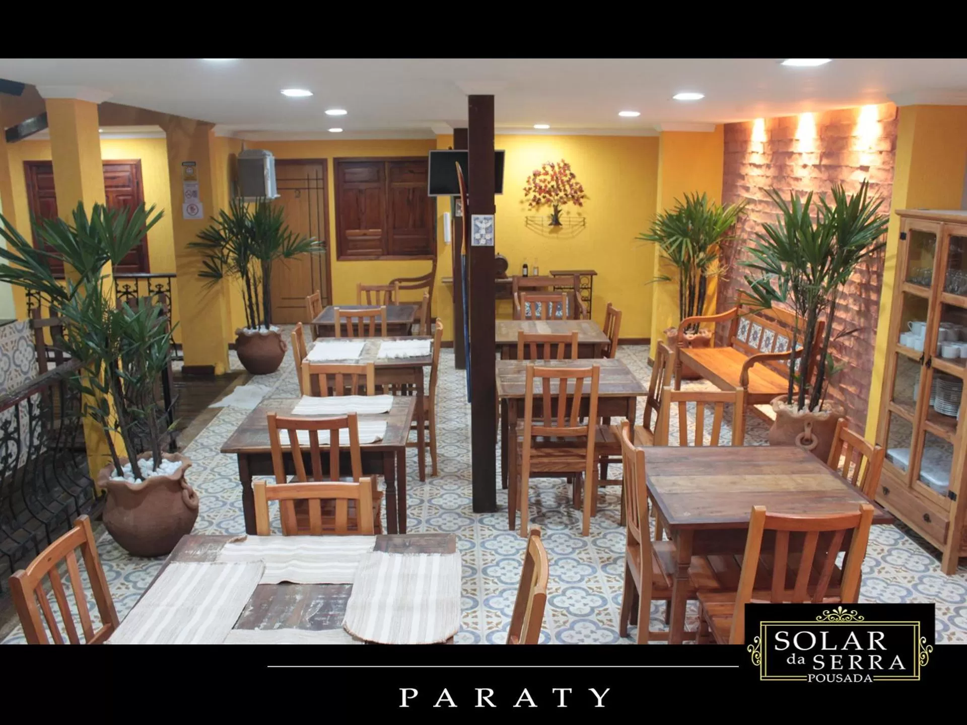 Dining area in Pousada Solar da Serra