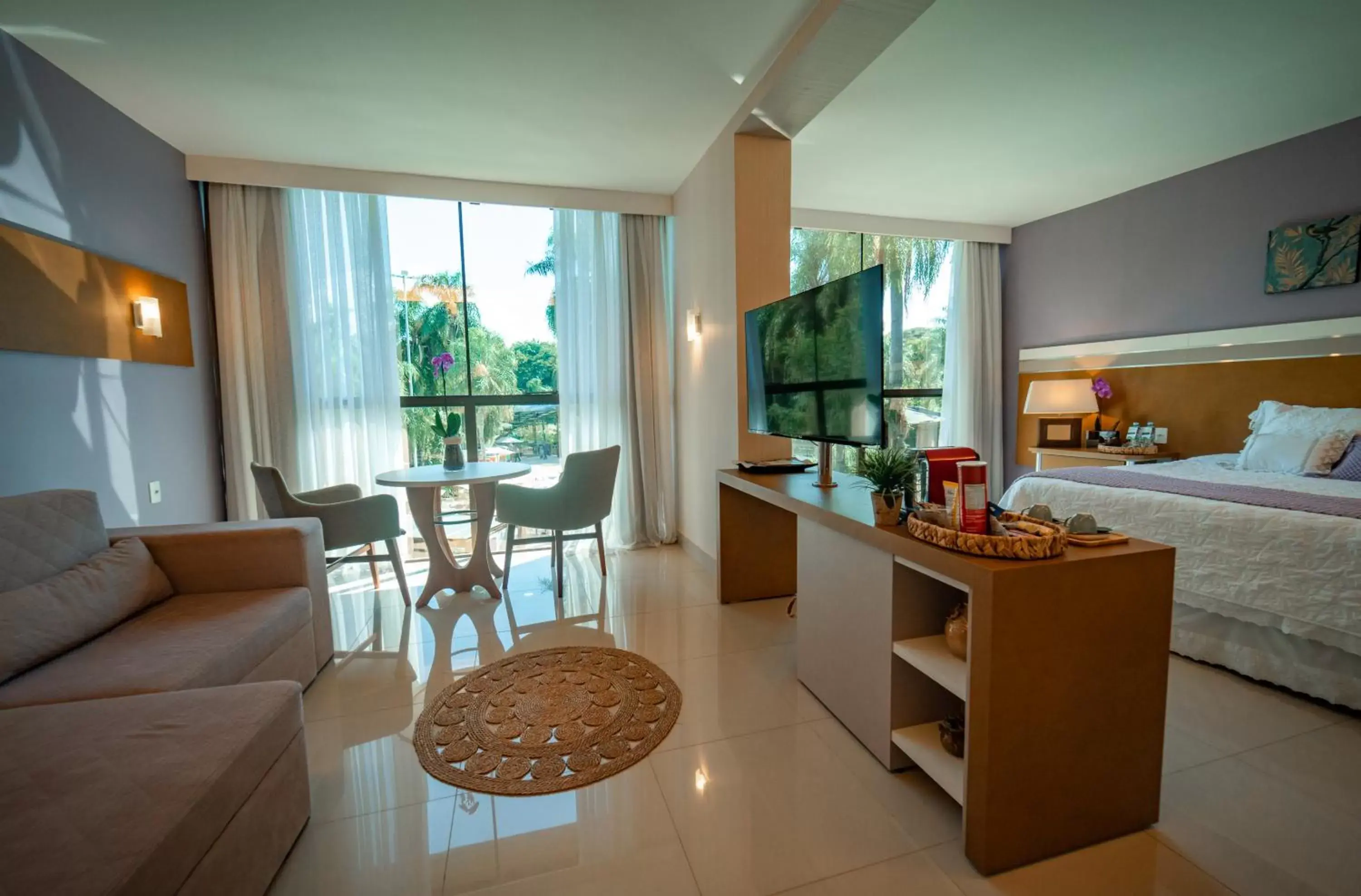 Living room in Vivaz Cataratas Hotel Resort