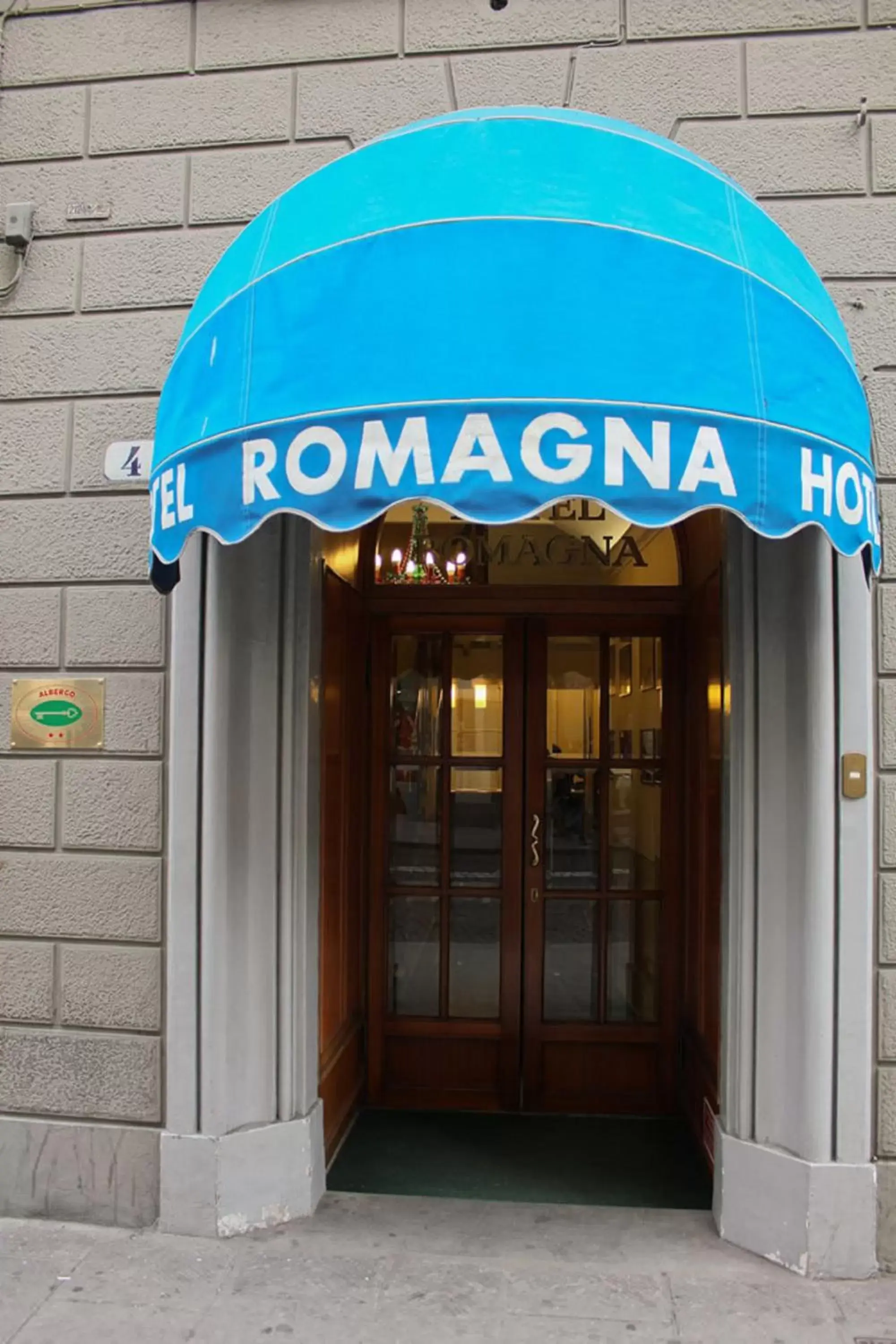 Facade/entrance in Hotel Romagna