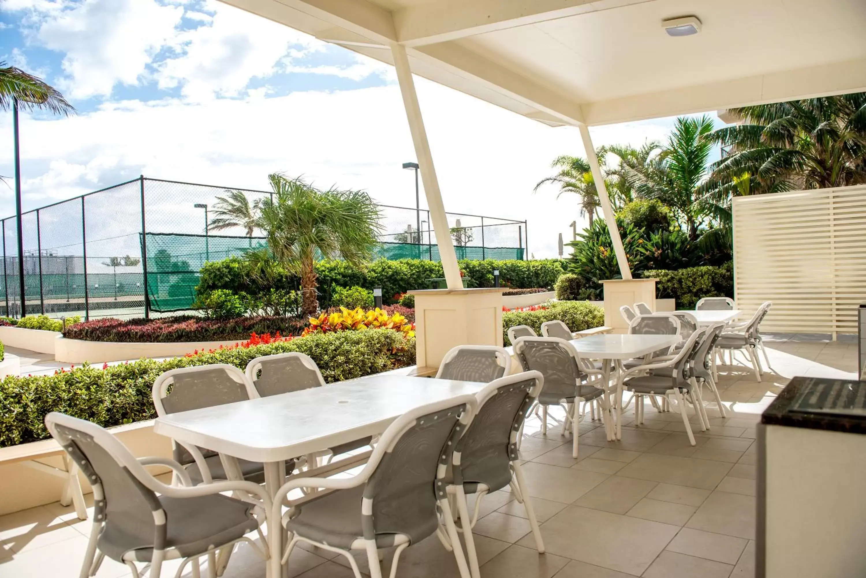 BBQ facilities in Paradise Centre Apartments