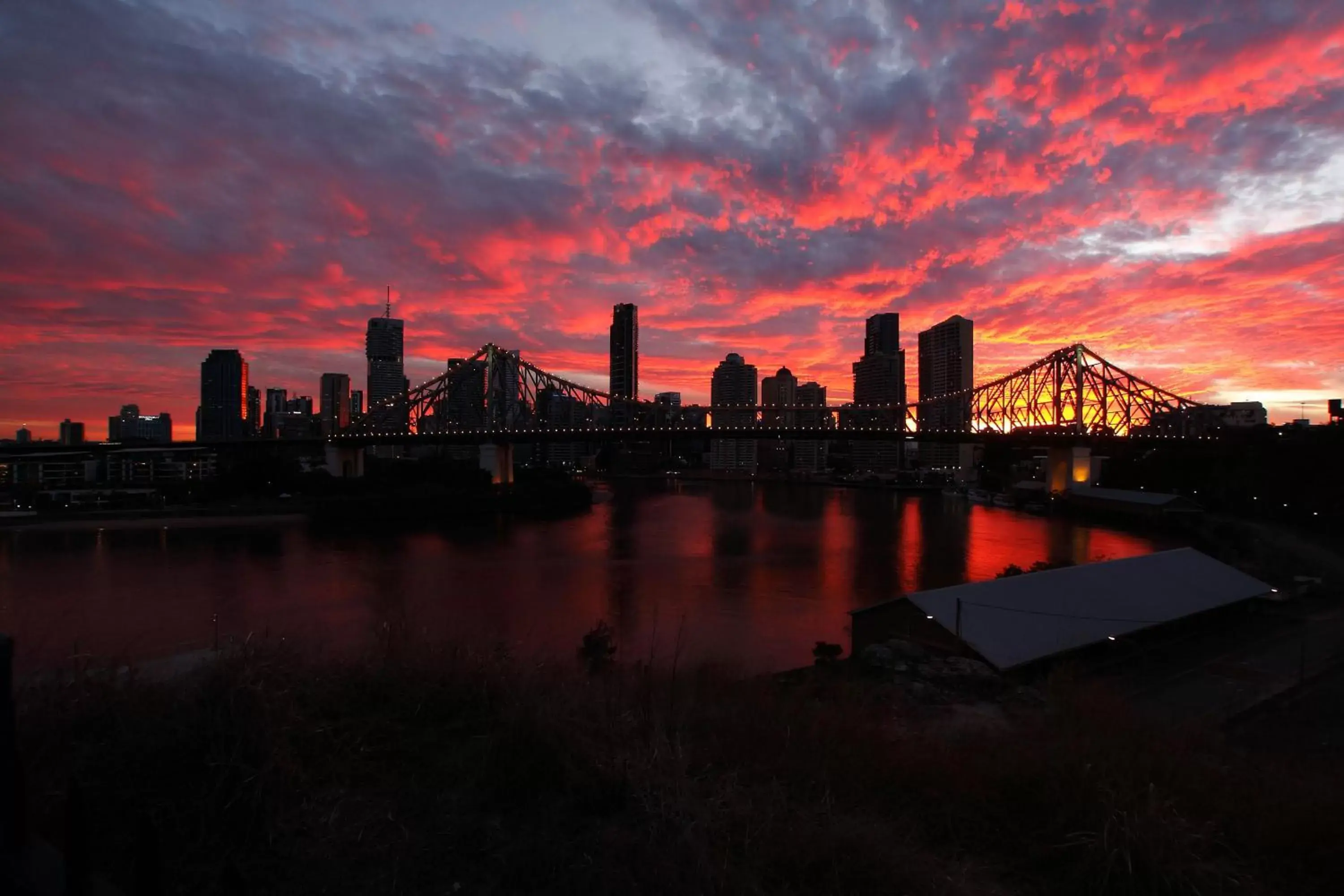 River view in Link Portside Wharf Apartment Hotel River view in Link Portside Wharf Apartment Hotel