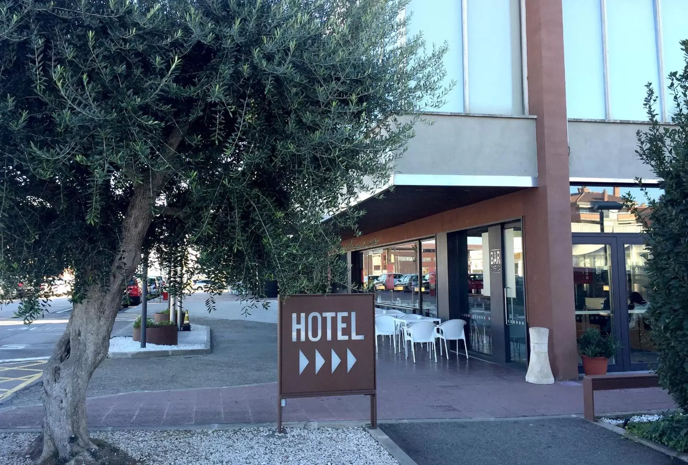 Patio in Hotel America Igualada