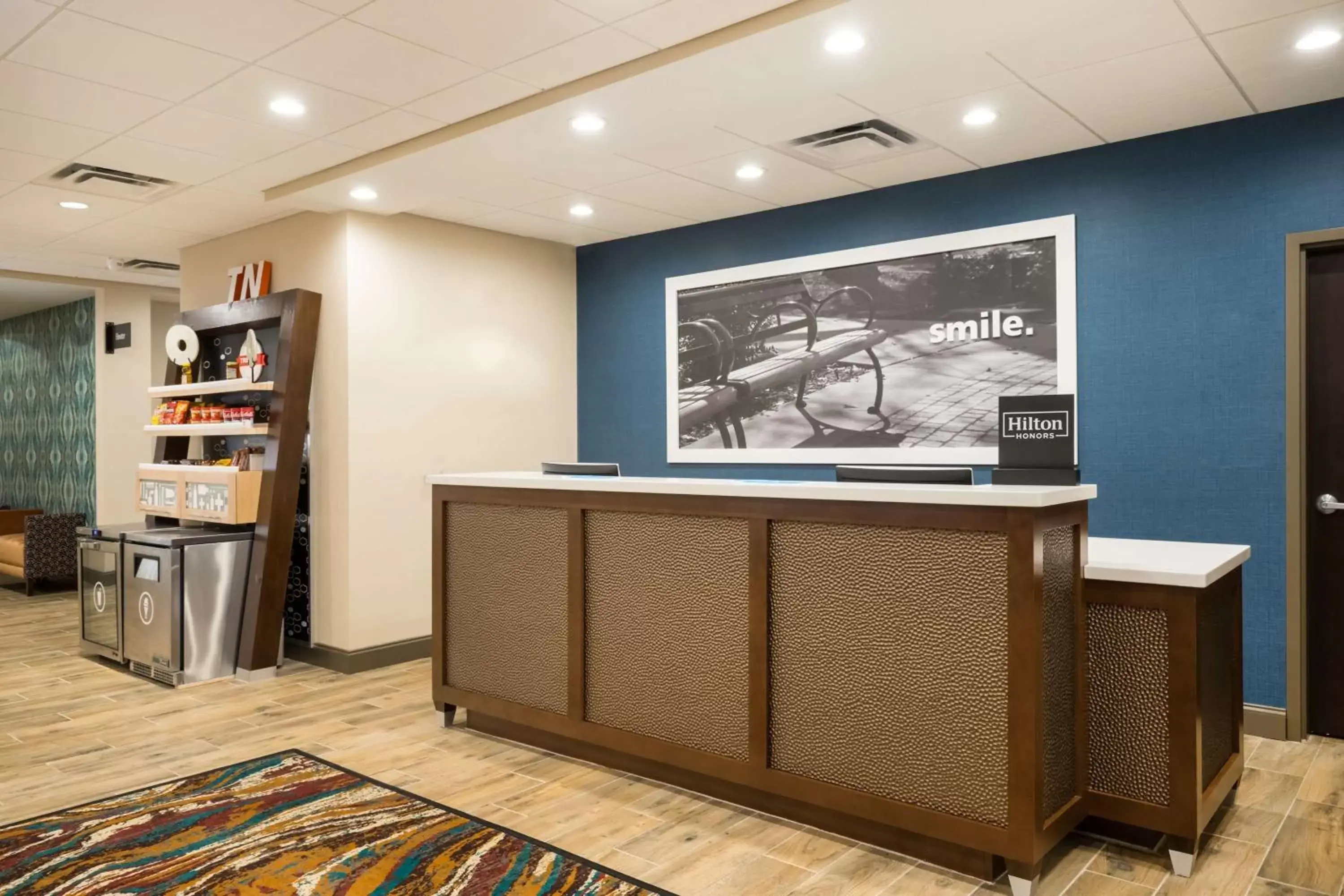 Lobby or reception in Hampton Inn Newport Lobby or reception in Hampton Inn Newport