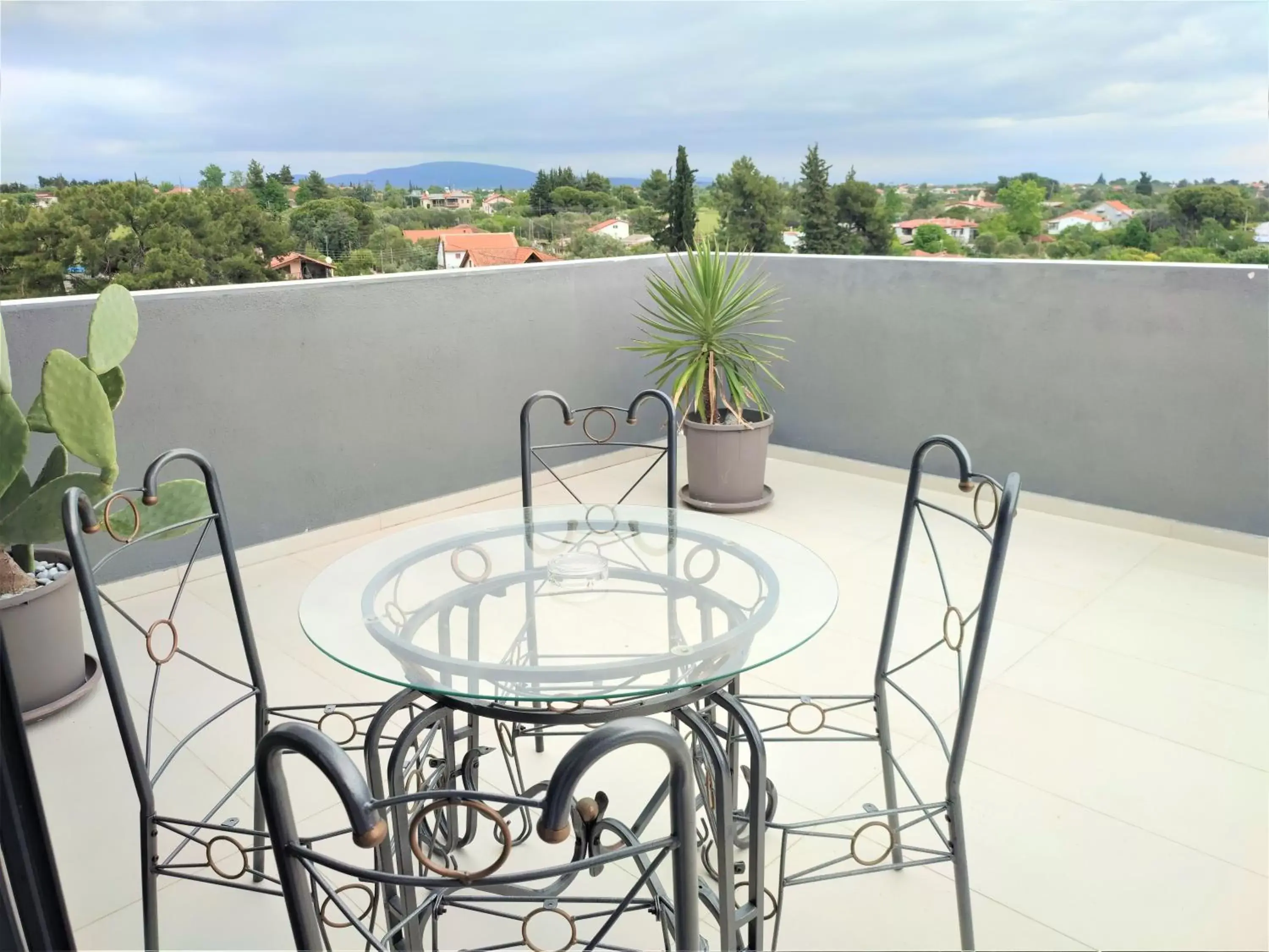 View (from property/room), Balcony/Terrace in Light Blue Hotel