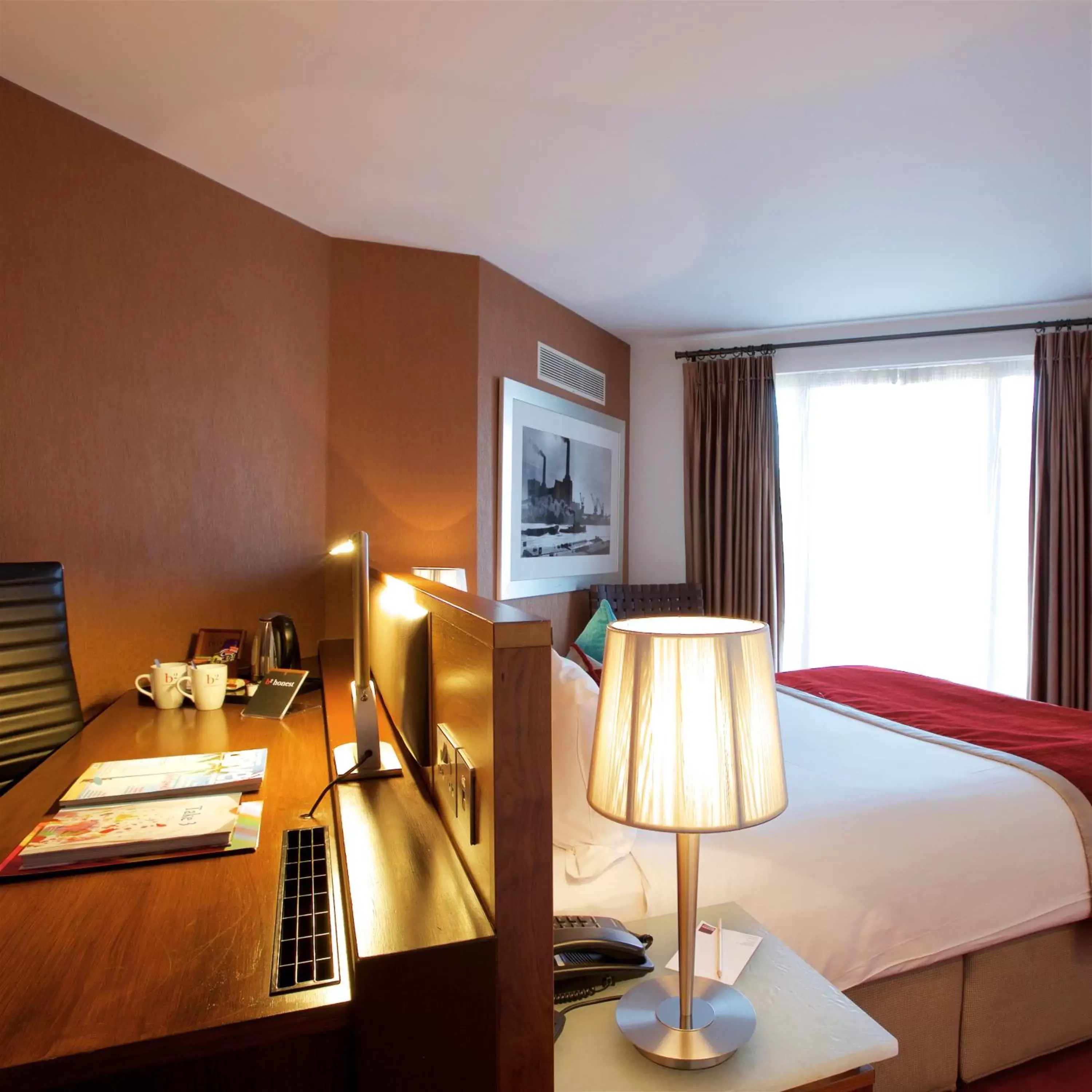 Bedroom, TV/Entertainment Center in Bermondsey Square Hotel - A Bespoke Hotel