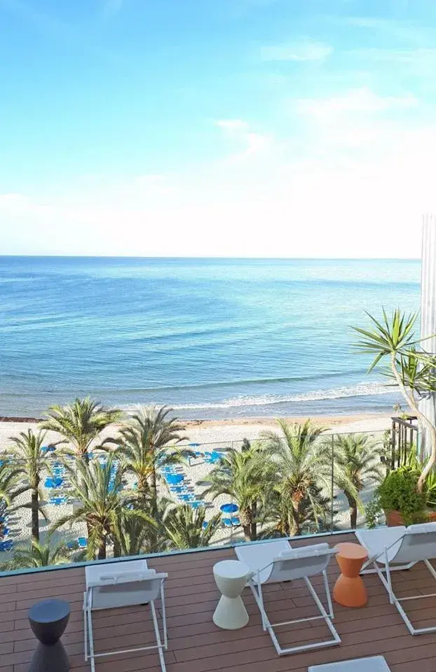 Balcony/Terrace, Sea View in Hotel Montemar