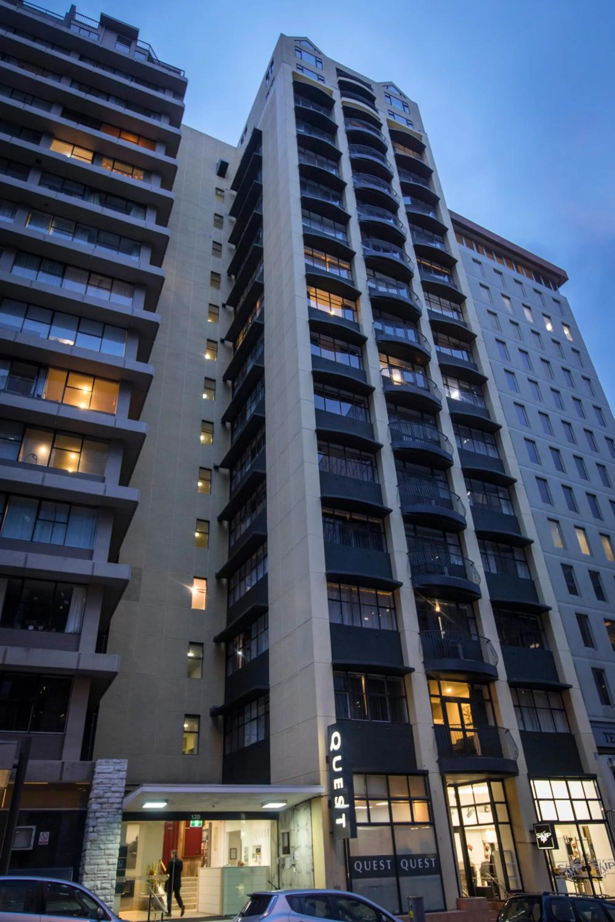 Facade/entrance in Quest On The Terrace Serviced Apartments