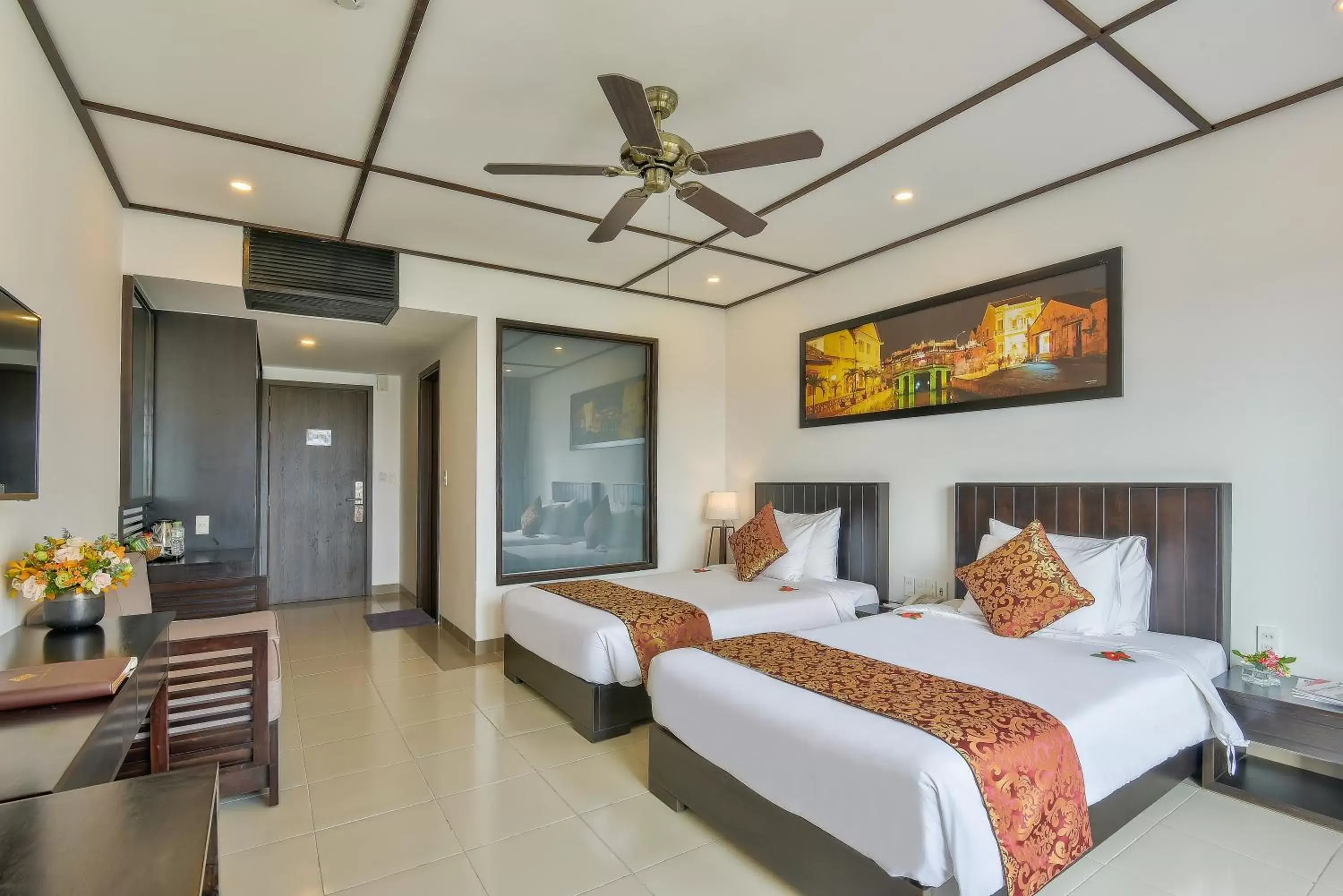 Bedroom in Golden Pearl Hoi An Hotel