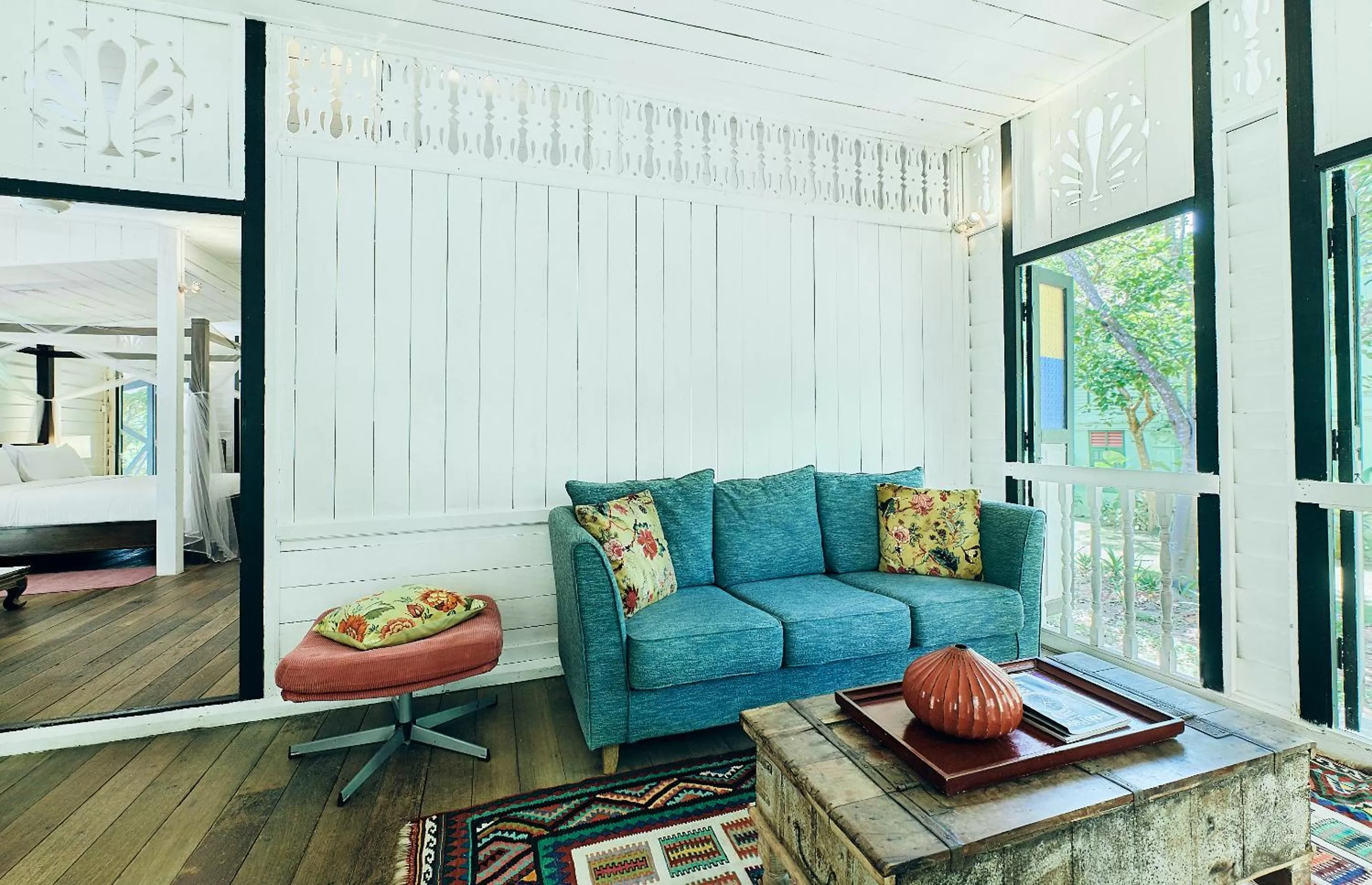 Living room in Temple Tree Resort