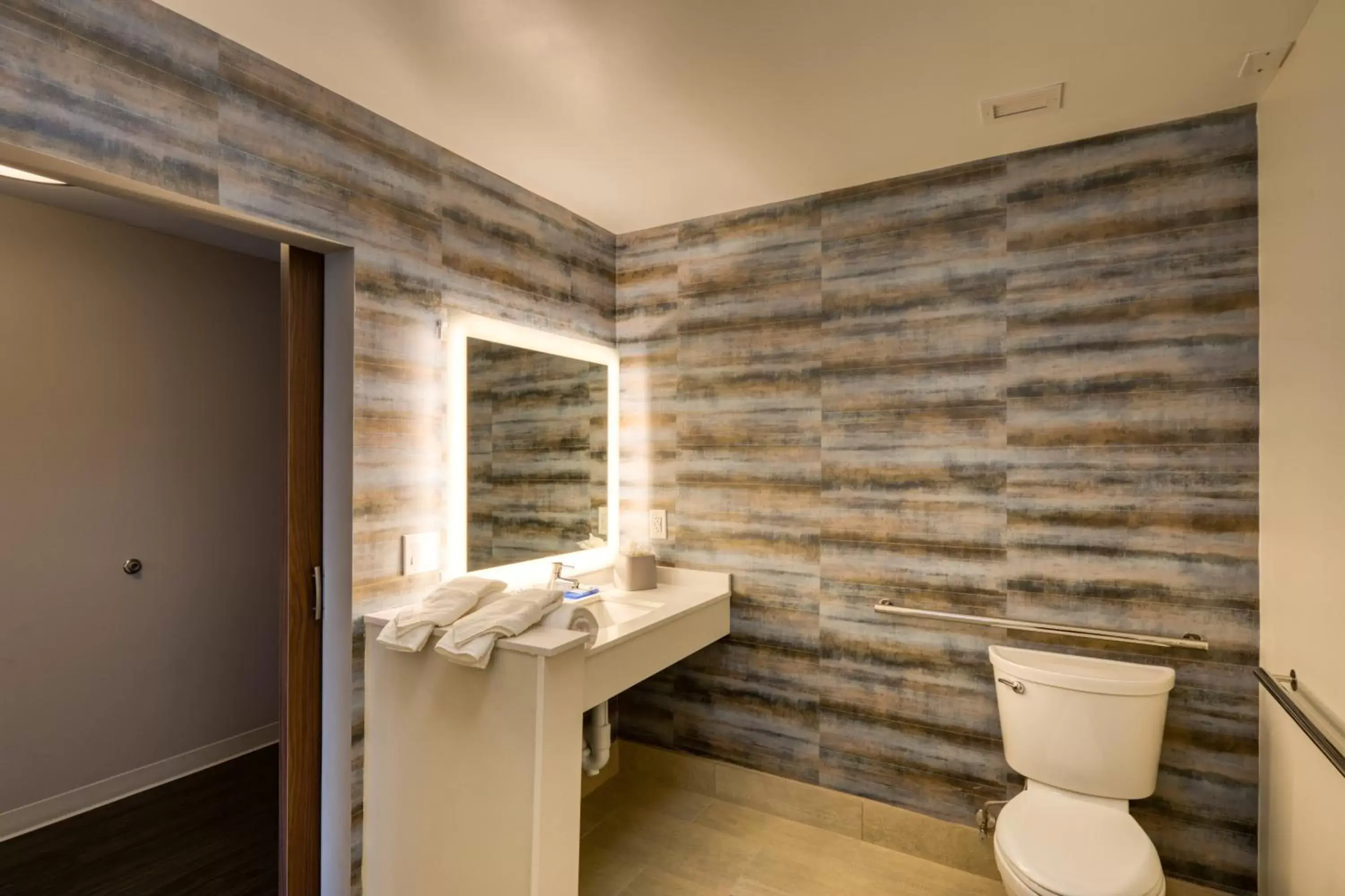 Bathroom in Holiday Inn Express & Suites - Charlotte - South End, an IHG Hotel