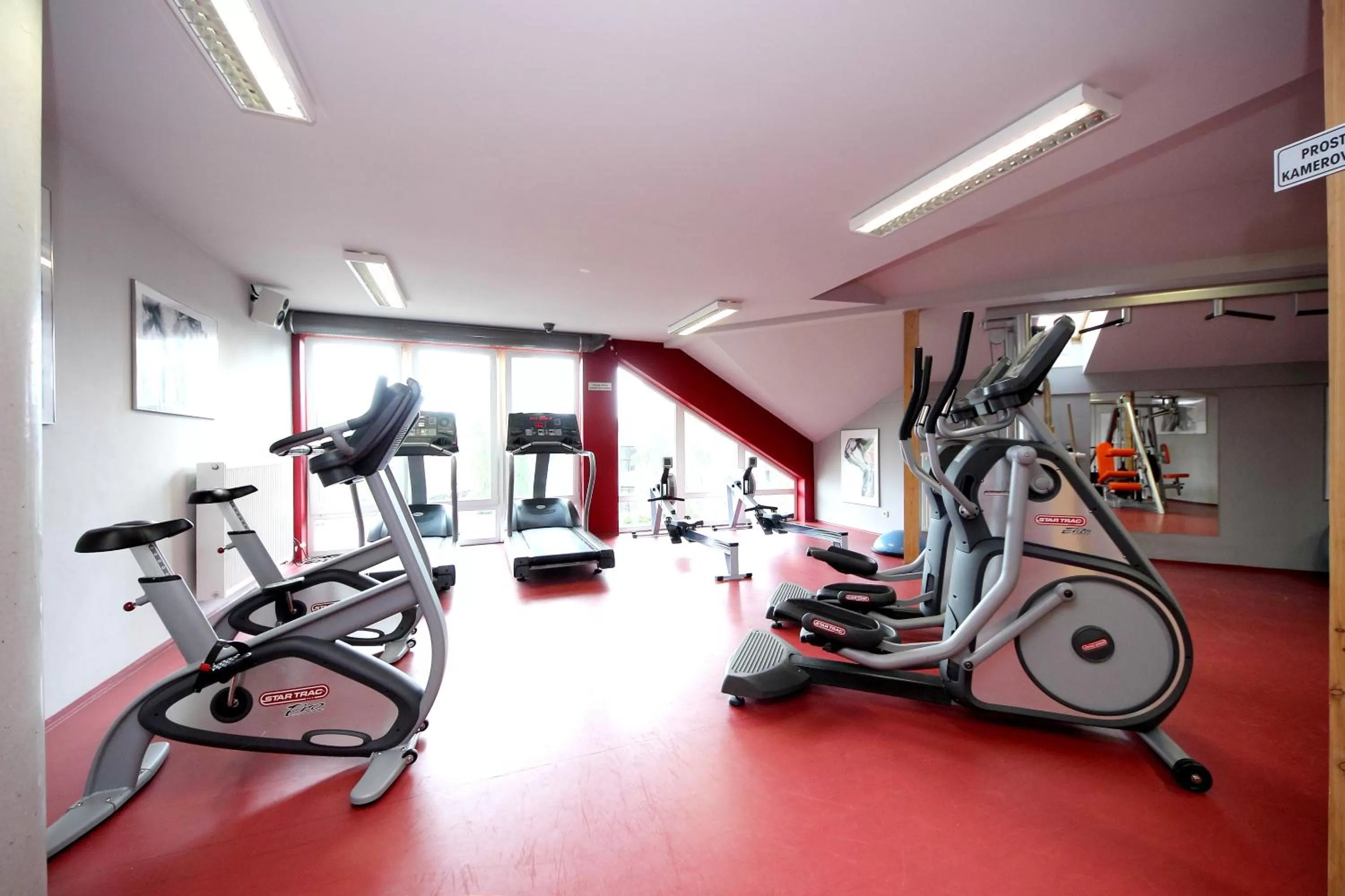 Fitness centre/facilities in Hotel S-centrum