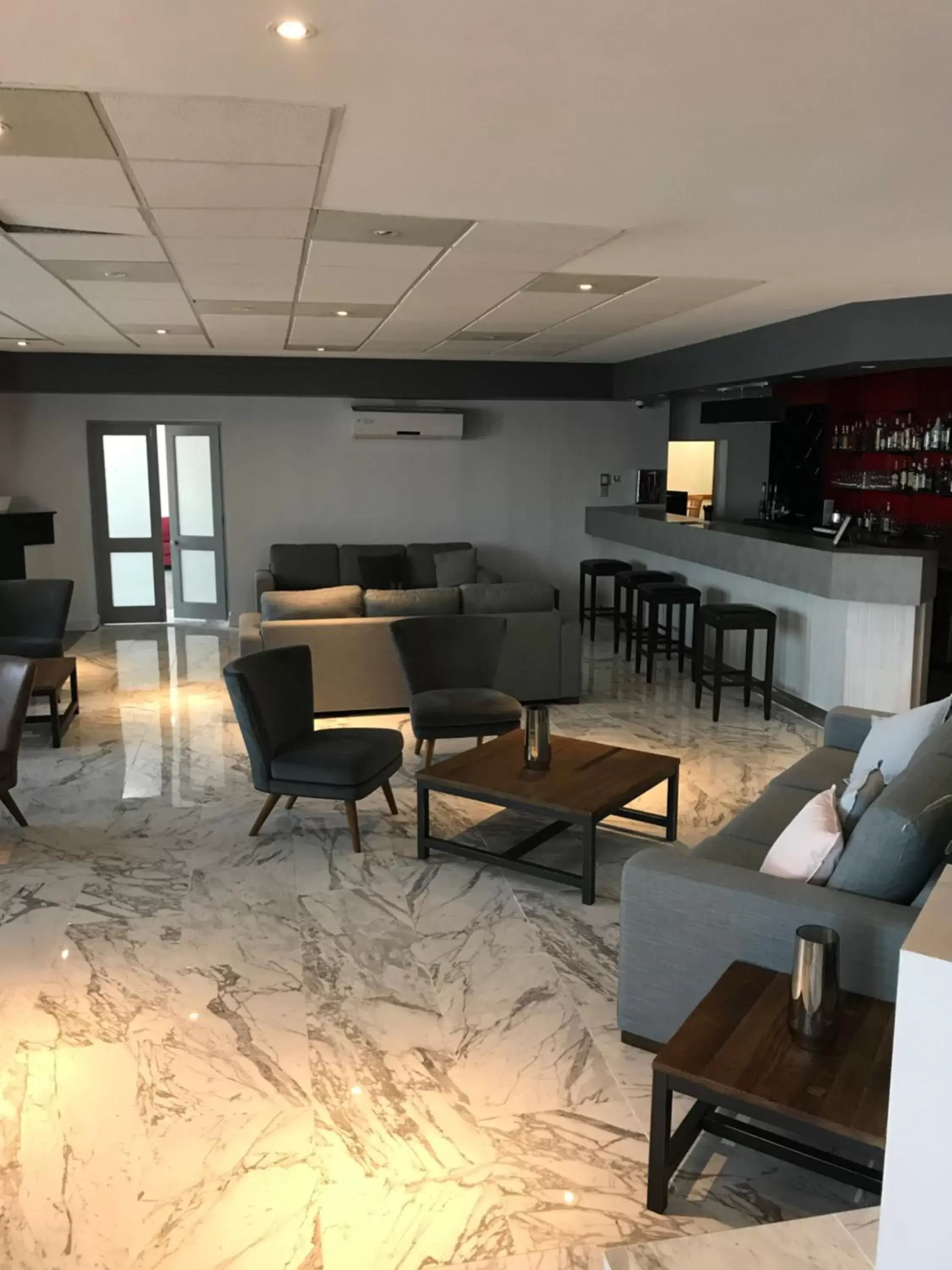 Lounge or bar in Hunts Hotel Liverpool