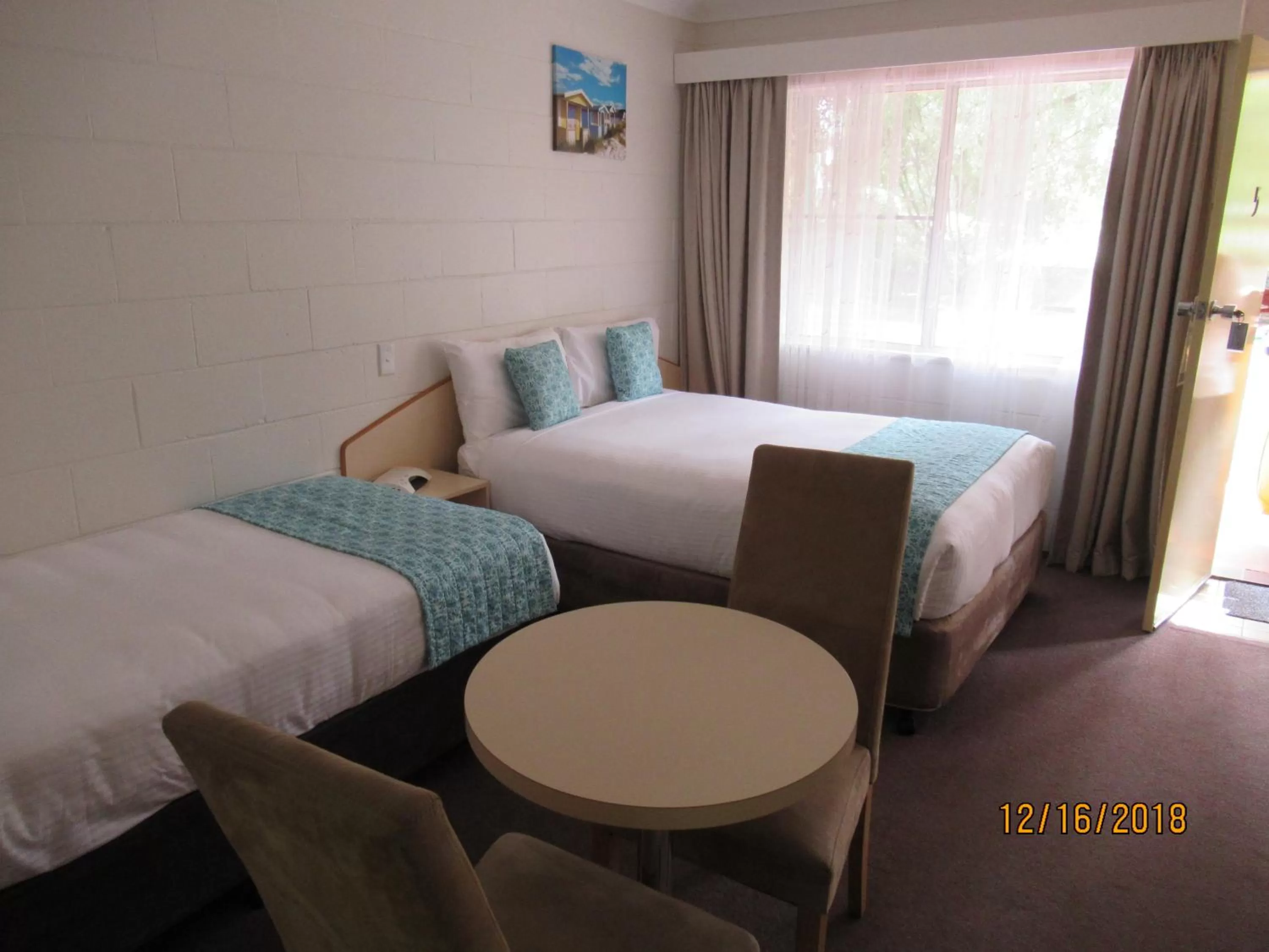 Bed in Moruya Motel