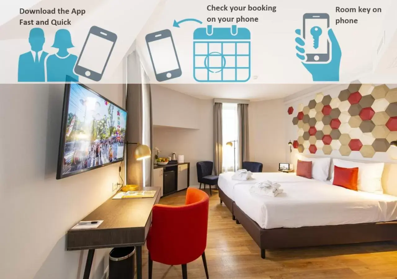 Bed in Three Corners Hotel Art Bed in Three Corners Hotel Art