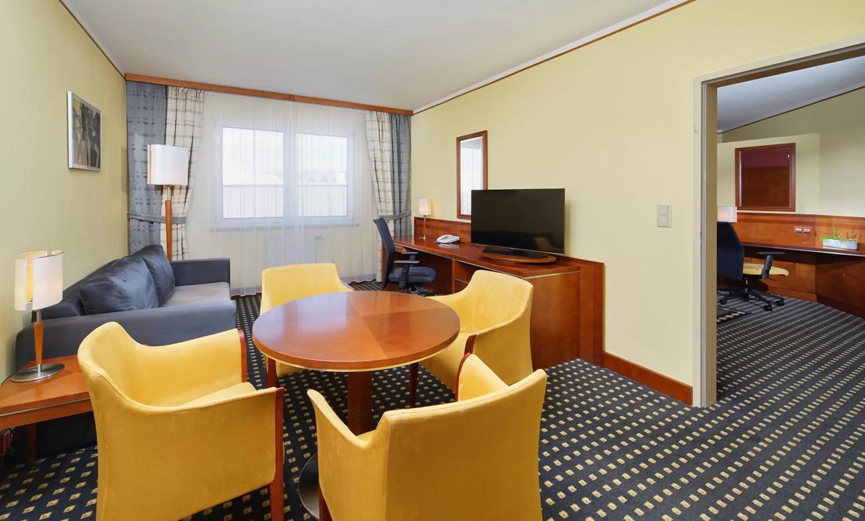 TV and multimedia, Seating Area in Quality Hotel Brno Exhibition Centre